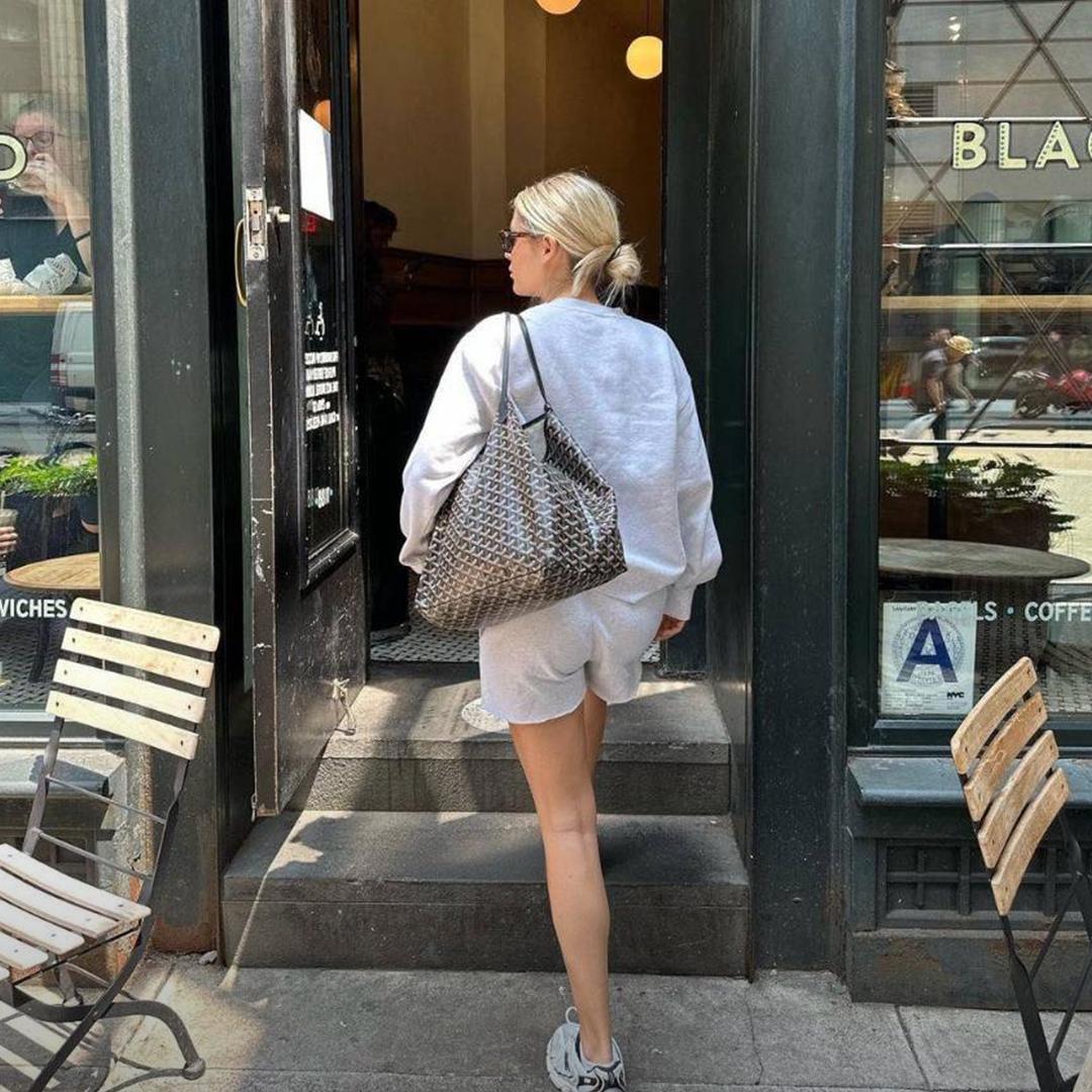 Goyard Artois PM Bag Navy Blue, Goyard Artois PM Bag Grey 착용 스타일 - 3