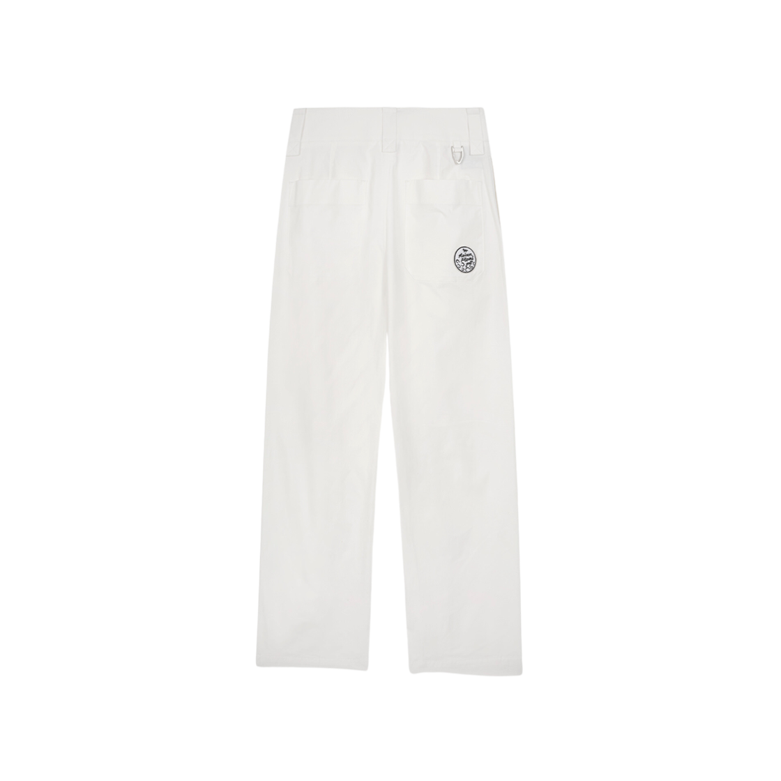 Maison Kitsune Script Tappered Pants White 상세 이미지 1