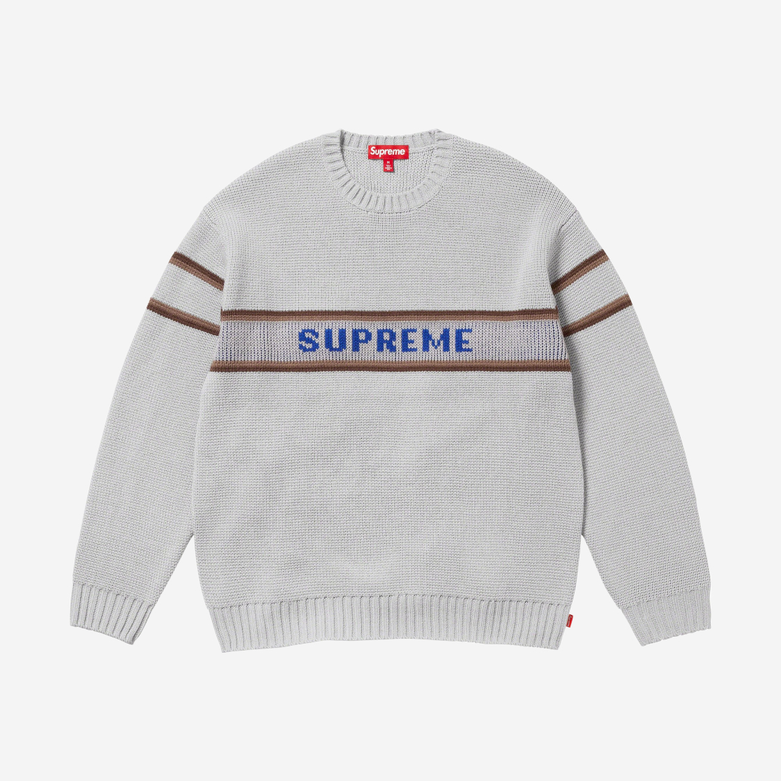 슈프림 스몰 박스 립드 스웨터 로얄 - 23FW | Supreme | KREAM