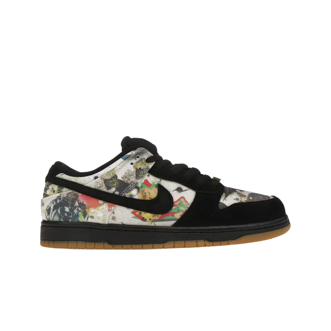 나이키 x 슈프림 SB 덩크 로우 QS 라멜지 블랙(Nike x Supreme SB Dunk Low QS Rammellzee Black)