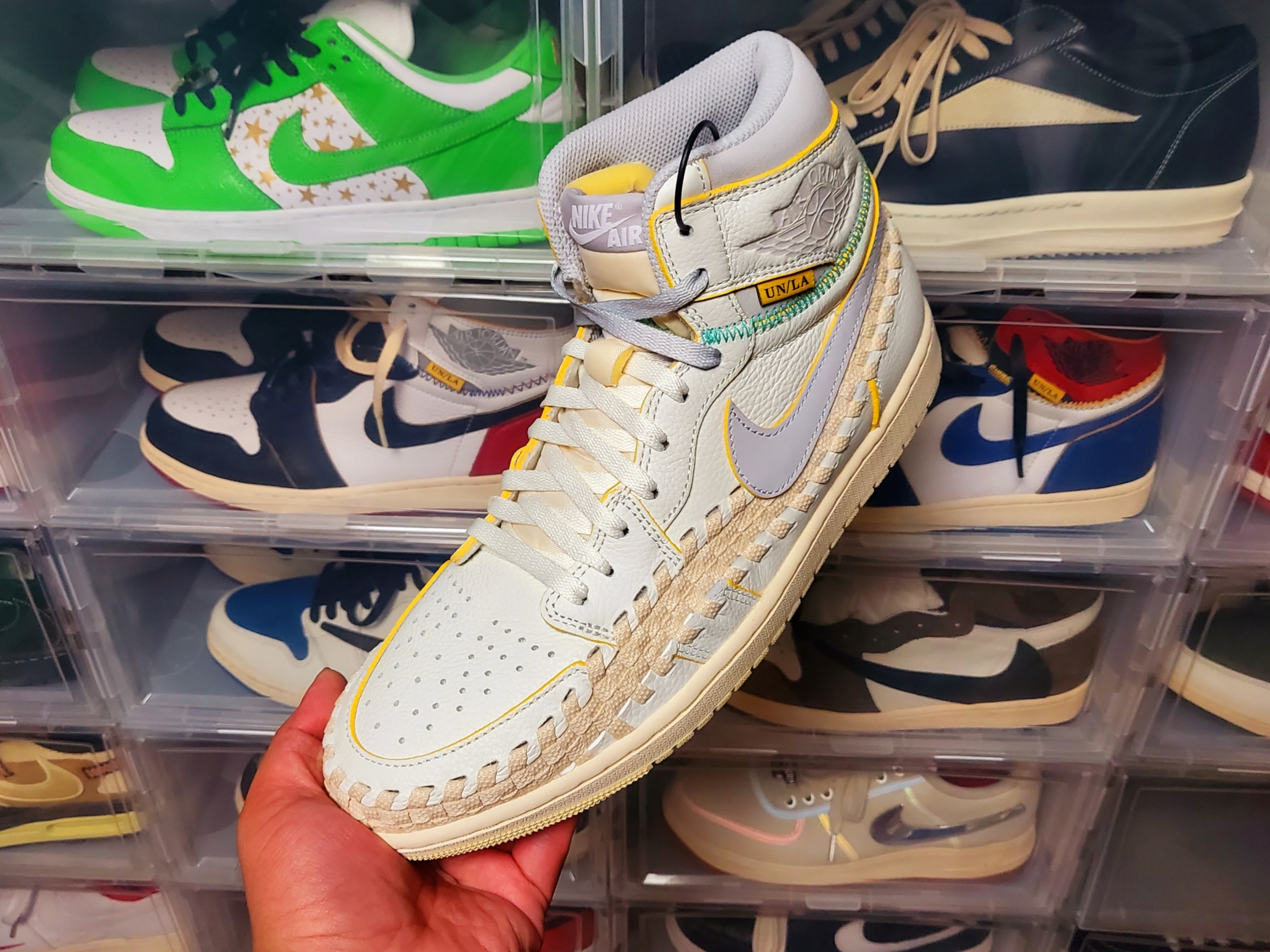 Jordan 1 x Bephies Beauty Supply x Union Retro High OG SP Summer '96, (W) Jordan 1 x Bephies Beauty Supply x Union Elevate High SP Summer  '96 착용 스타일 - 2