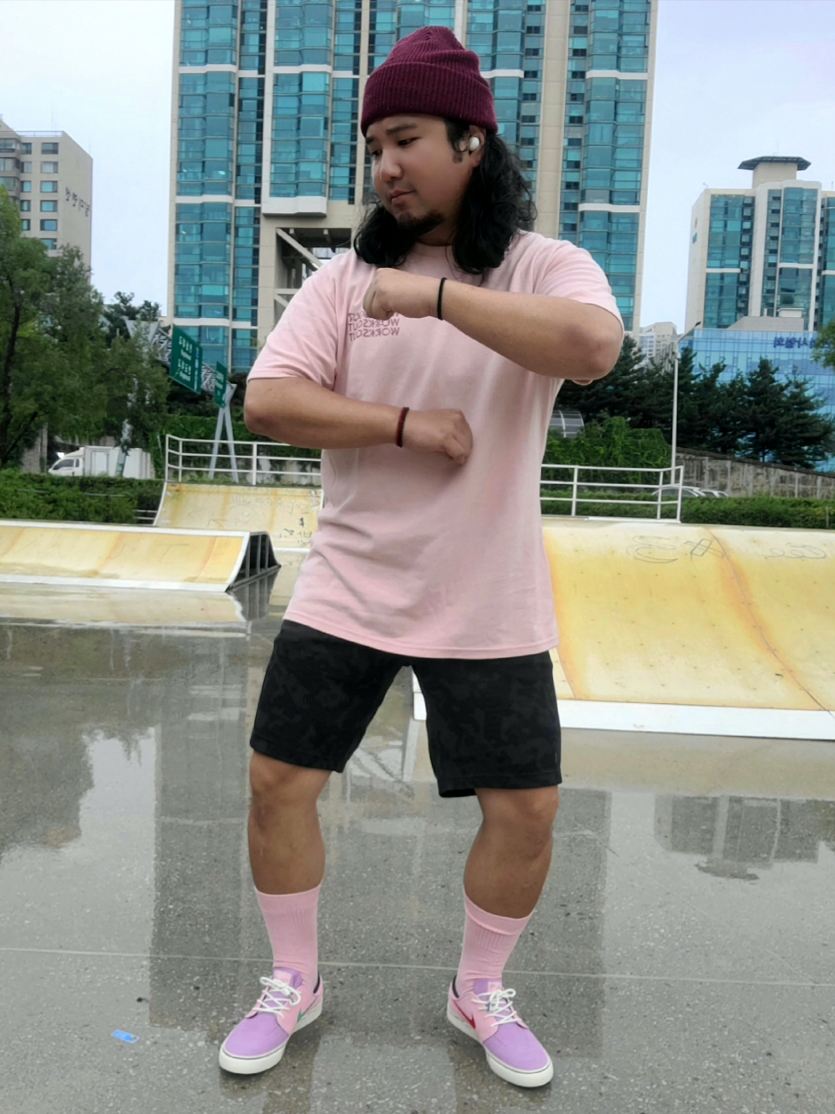 Supreme Hanes Boxer Briefs Pink (2 Pack), Nike x Doyenne SB Fleece Pullover Hoodie Fossil Rose - US/EU 착용 스타일 - 2