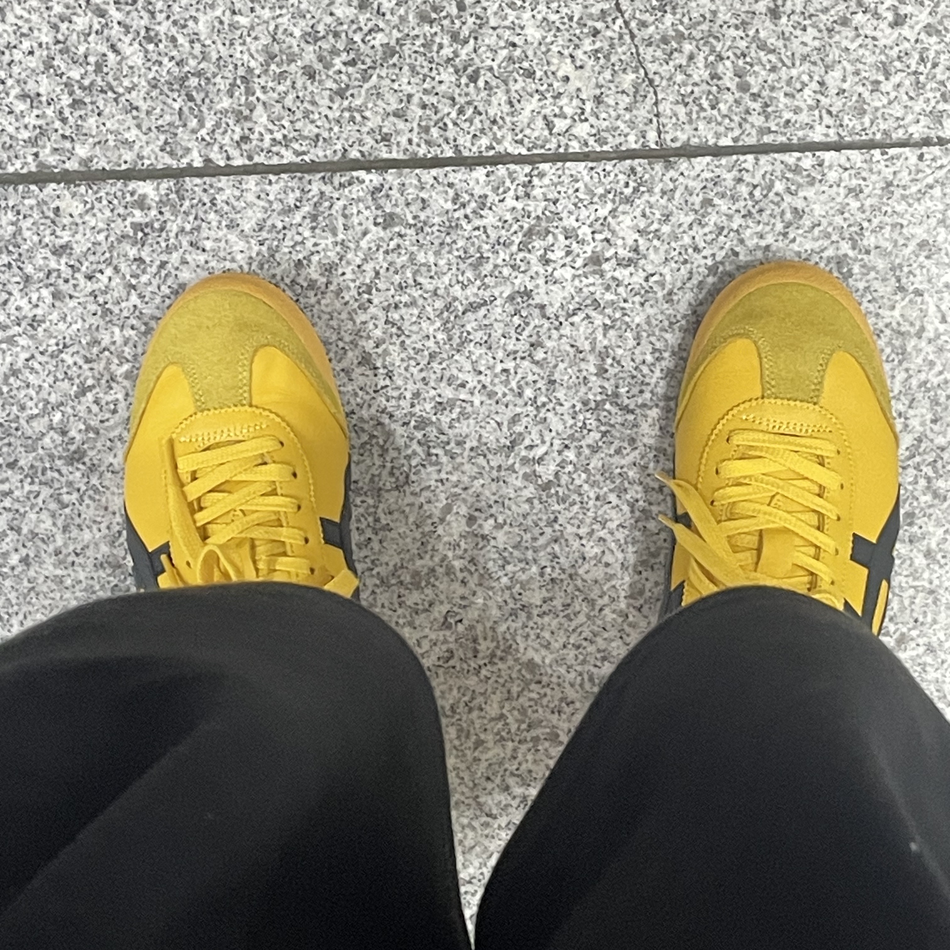 Onitsuka Tiger Mexico 66 Yellow Black 착용 스타일