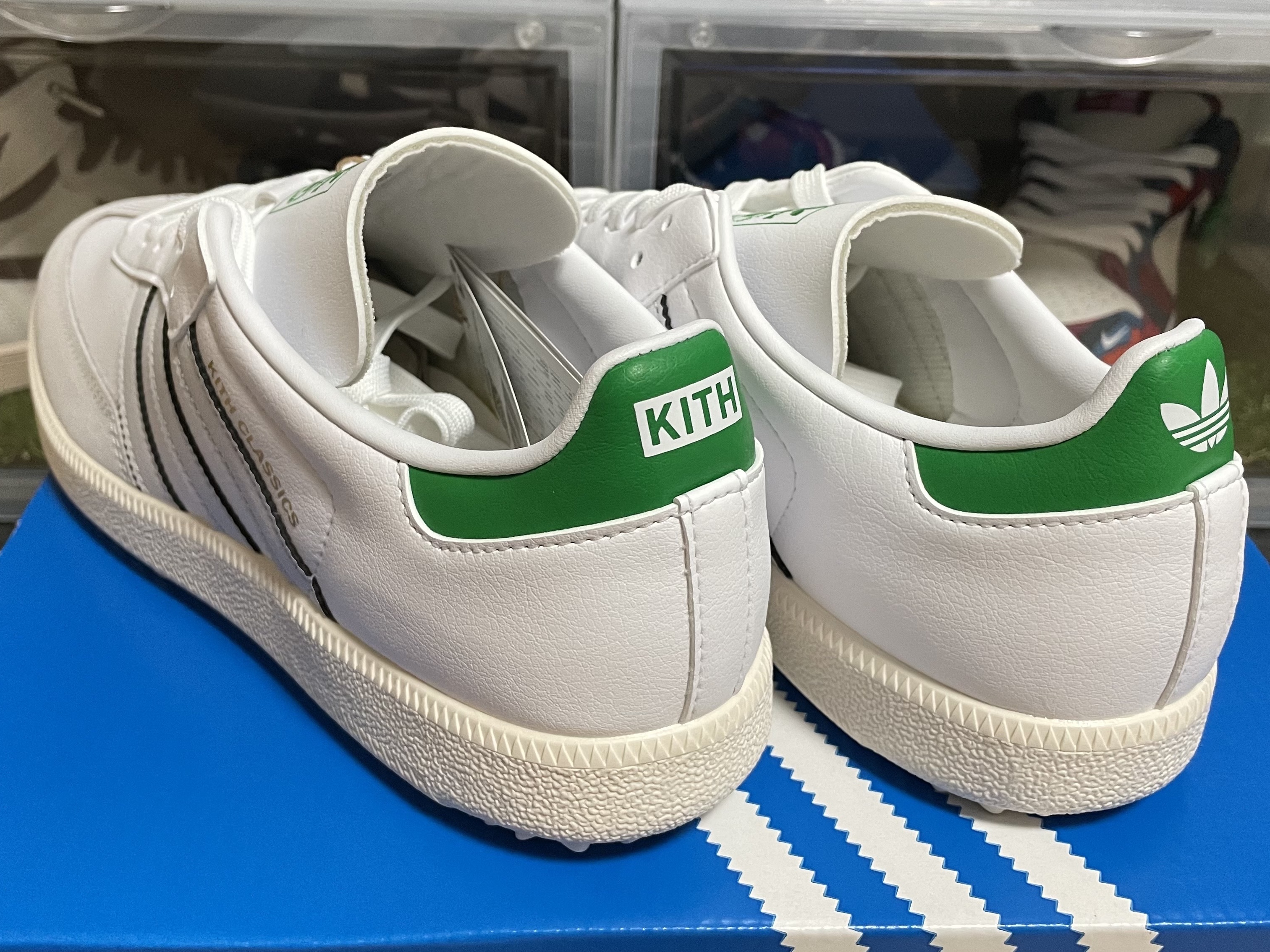 Adidas x Kith Samba Golf White Dash Grey 착용 스타일 - 4