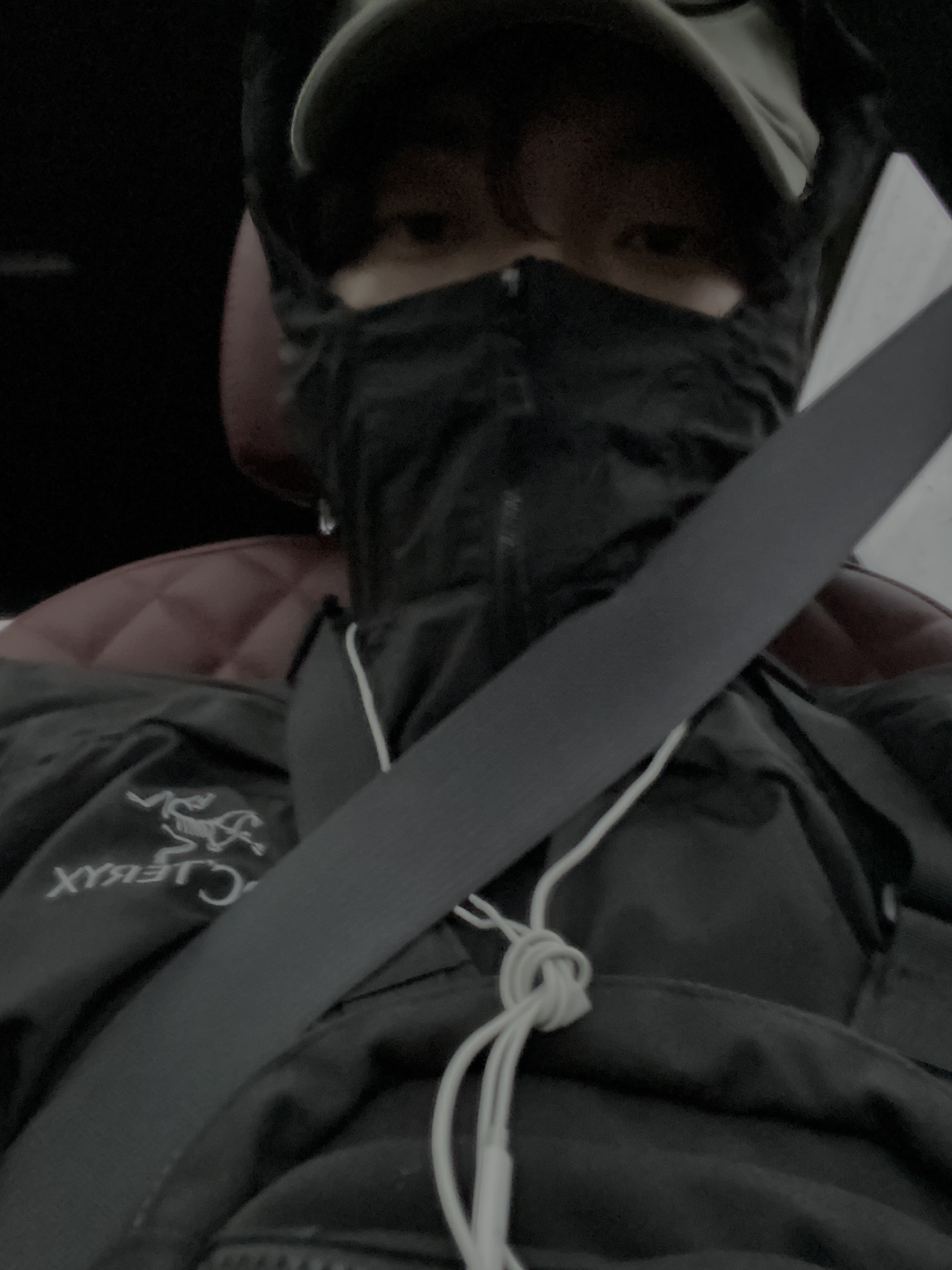 Arc'teryx Squamish Hoody Black 착용 스타일 - 1