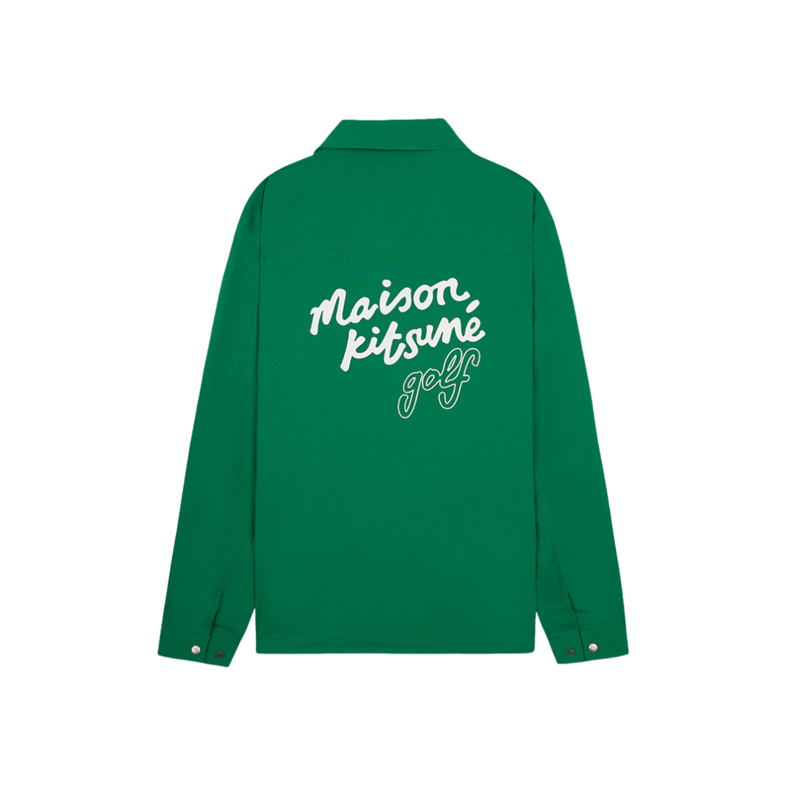 Maison Kitsune Fox Head Coach Jacket Dark Green 상세 이미지 2