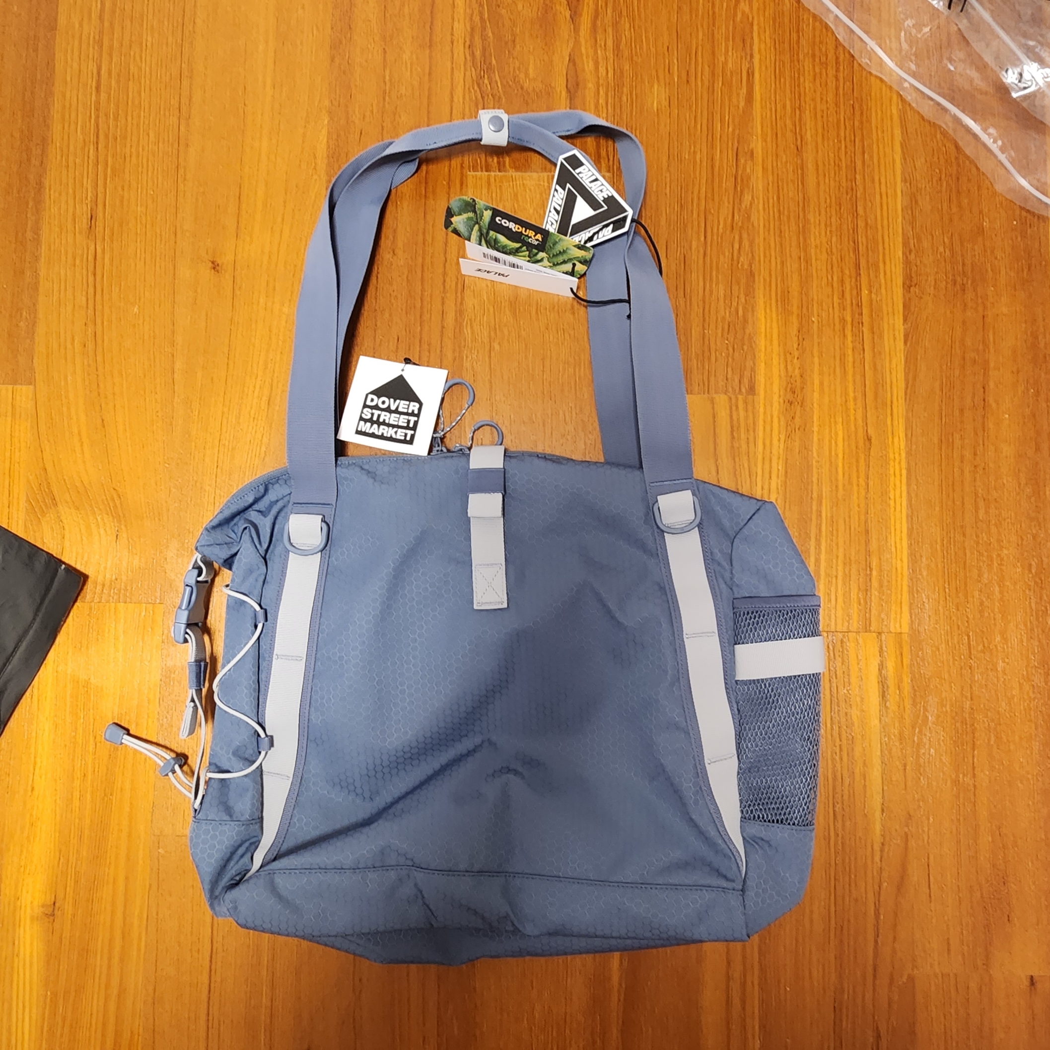 Palace Cordura Eco Hex Ripstop Shoulder Bag Slate Grey - 23FW 착용 스타일 - 2