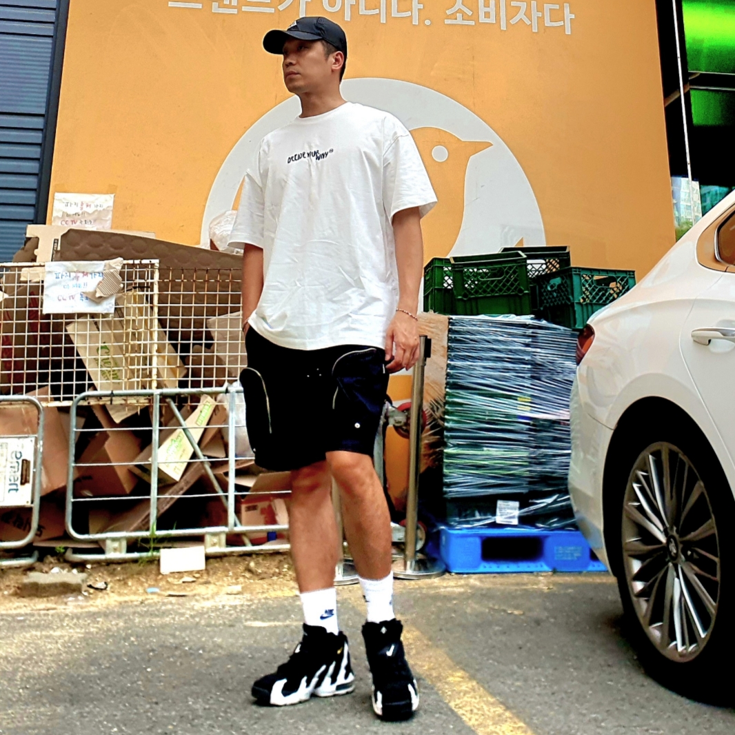 Nike Heritage 86 Essential Cap Black 착용 스타일 - 2