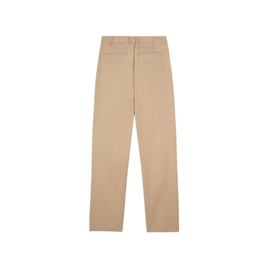 Maison Kitsune Script Pintuck Pants Dark Beige 상세 이미지 2