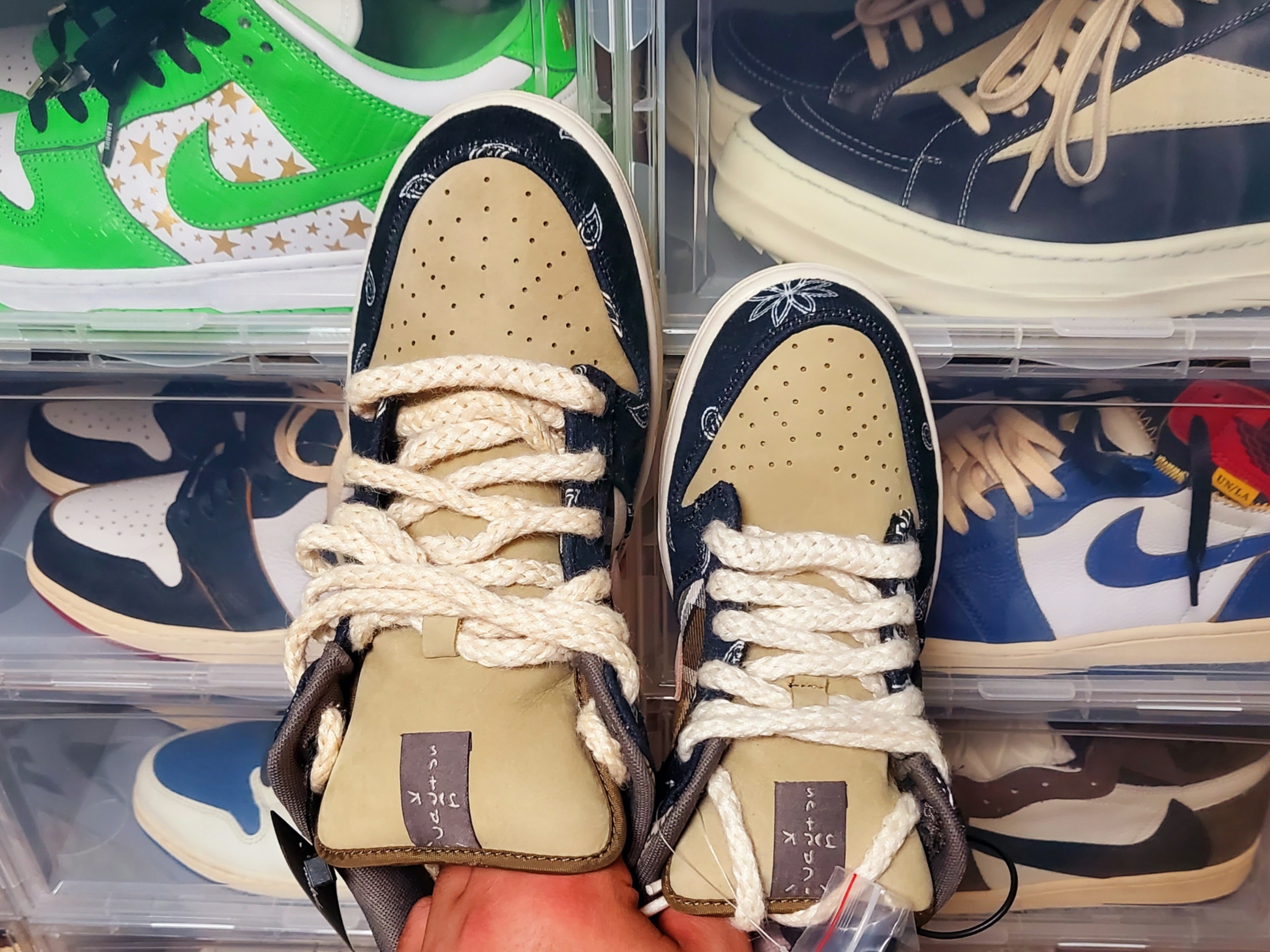 Nike x Travis Scott SB Dunk Low 착용 스타일 - 1