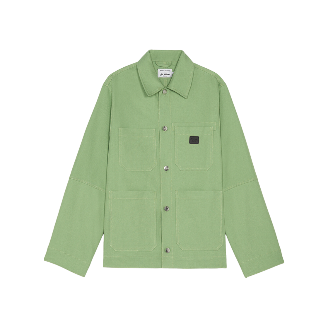 Maison Kitsune Cafe Workwear Jacket Matcha 상세 이미지 1