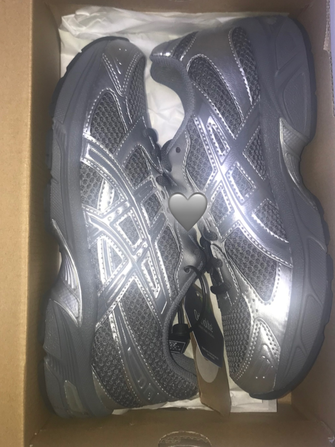Asics Gel-1130 Steel Grey Pure Silver 착용 스타일