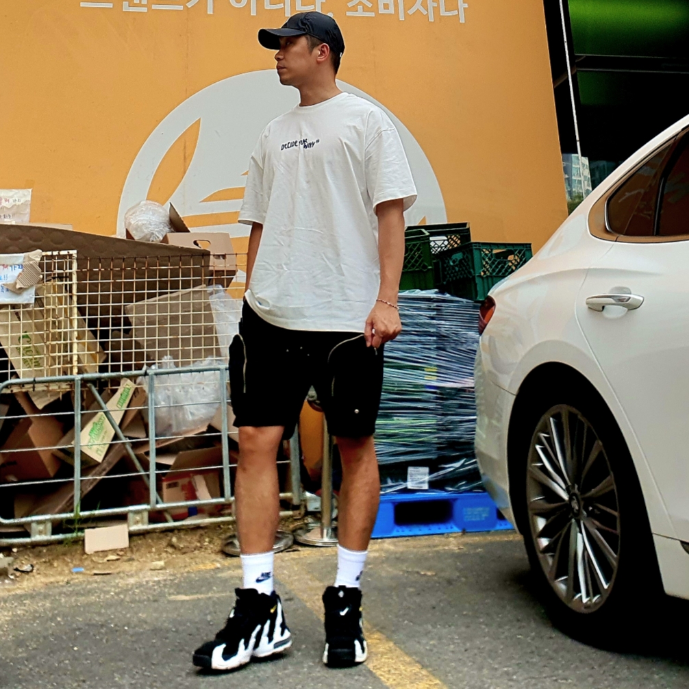 Nike Heritage 86 Essential Cap Black 착용 스타일 - 1