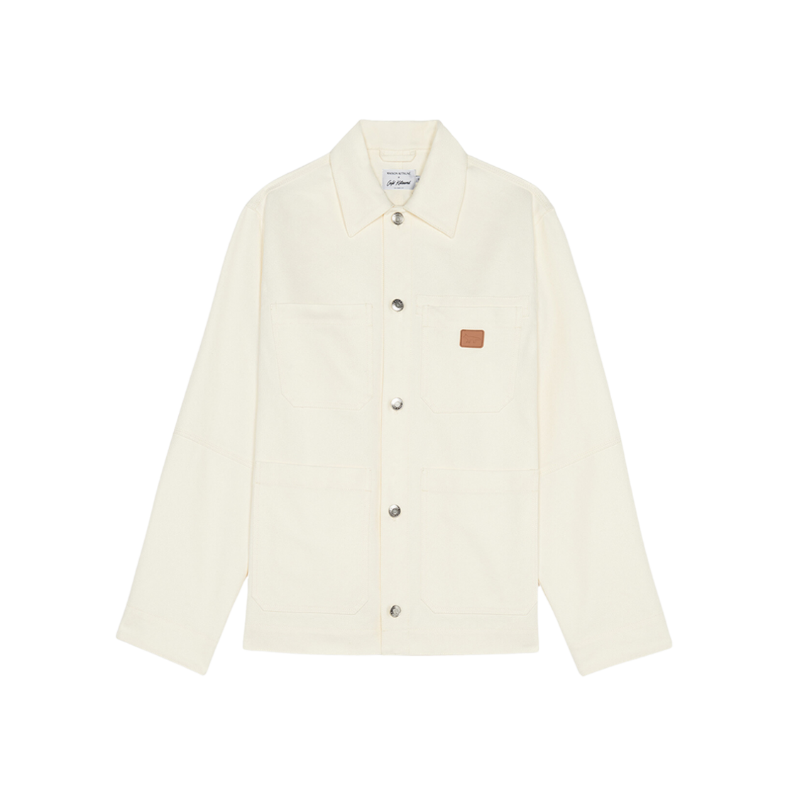 Maison Kitsune Cafe Workwear Jacket Coconut Milk 상세 이미지 1