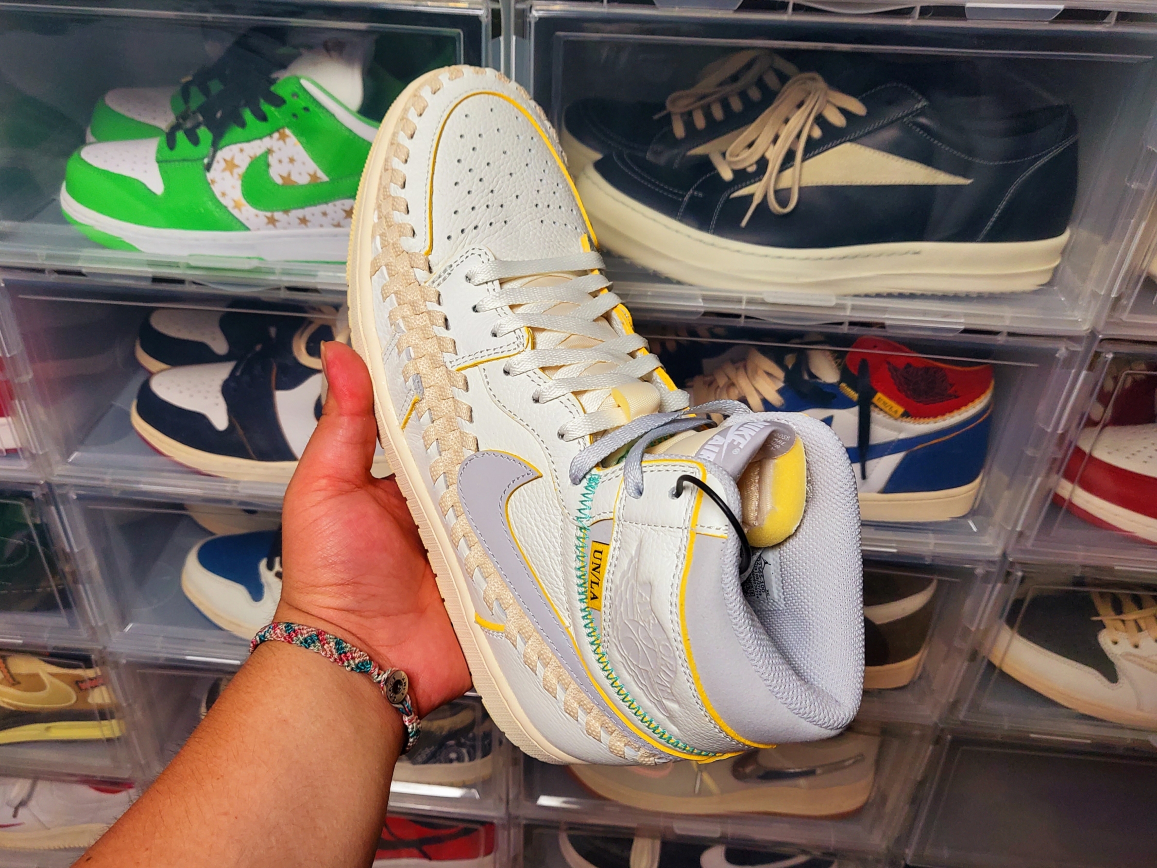 Jordan 1 x Bephies Beauty Supply x Union Retro High OG SP Summer '96, (W) Jordan 1 x Bephies Beauty Supply x Union Elevate High SP Summer  '96 착용 스타일 - 4