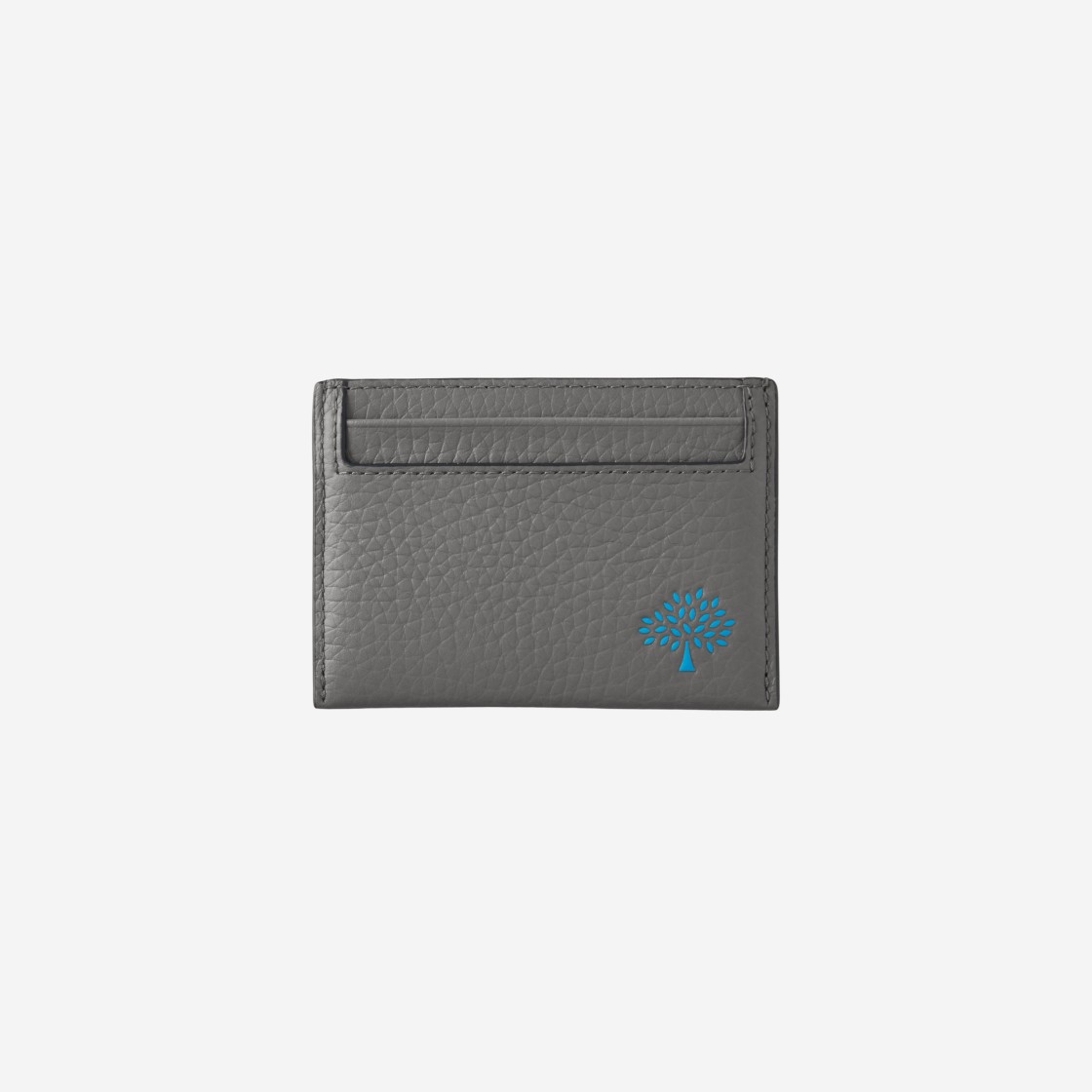 Mulberry Heavy Grain Leather Credit Card Slip Charcoal 상세 이미지 1