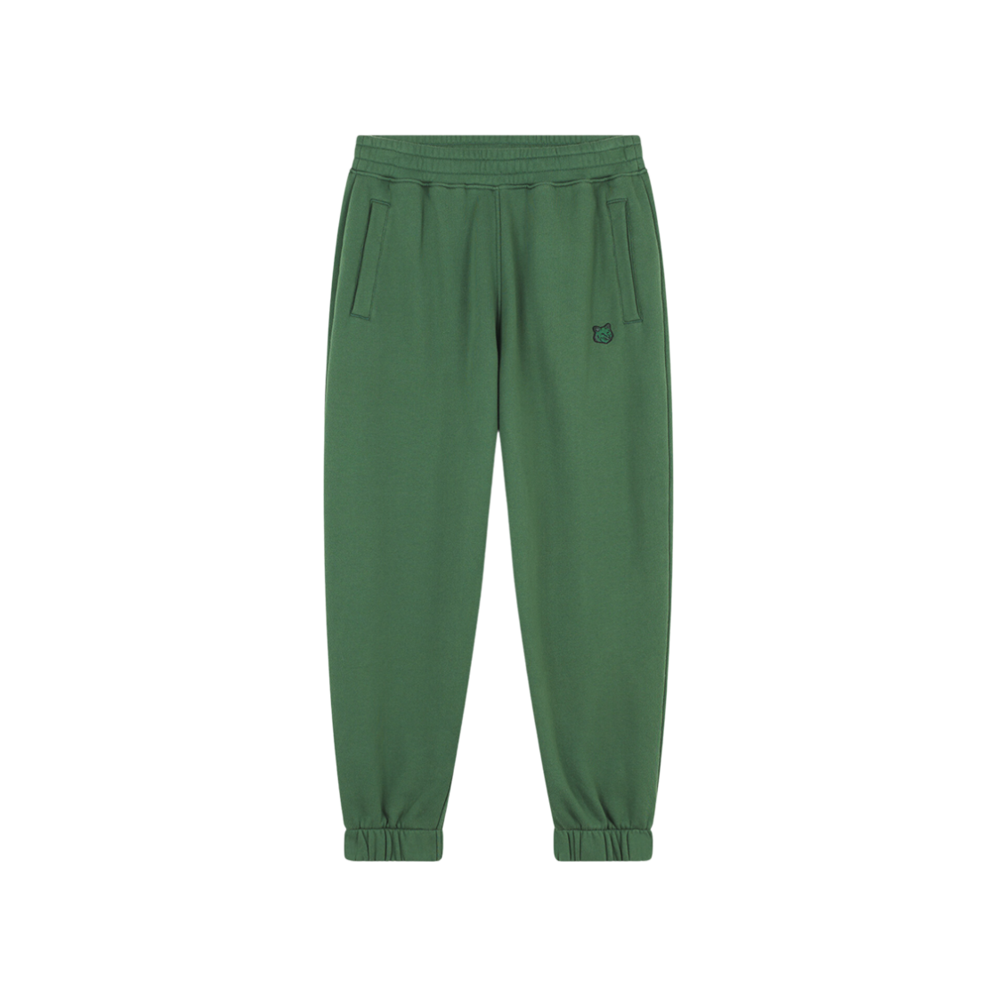 Maison Kitsune Bold Fox Head Patch Comfort Jog Pants Bottle Green 상세 이미지 1