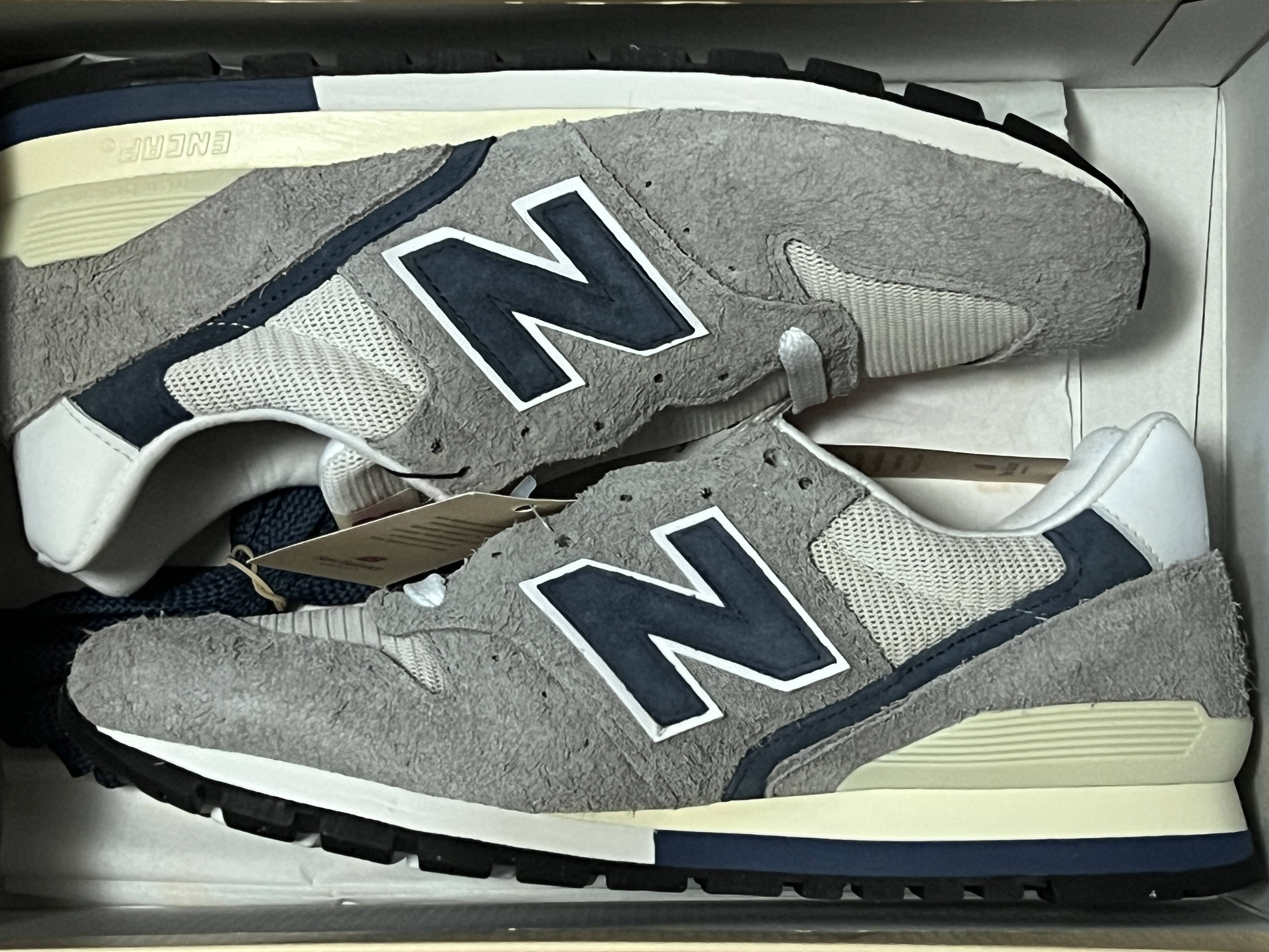 New Balance Made in USA 996 Marblehead Vintage Indigo 착용 스타일