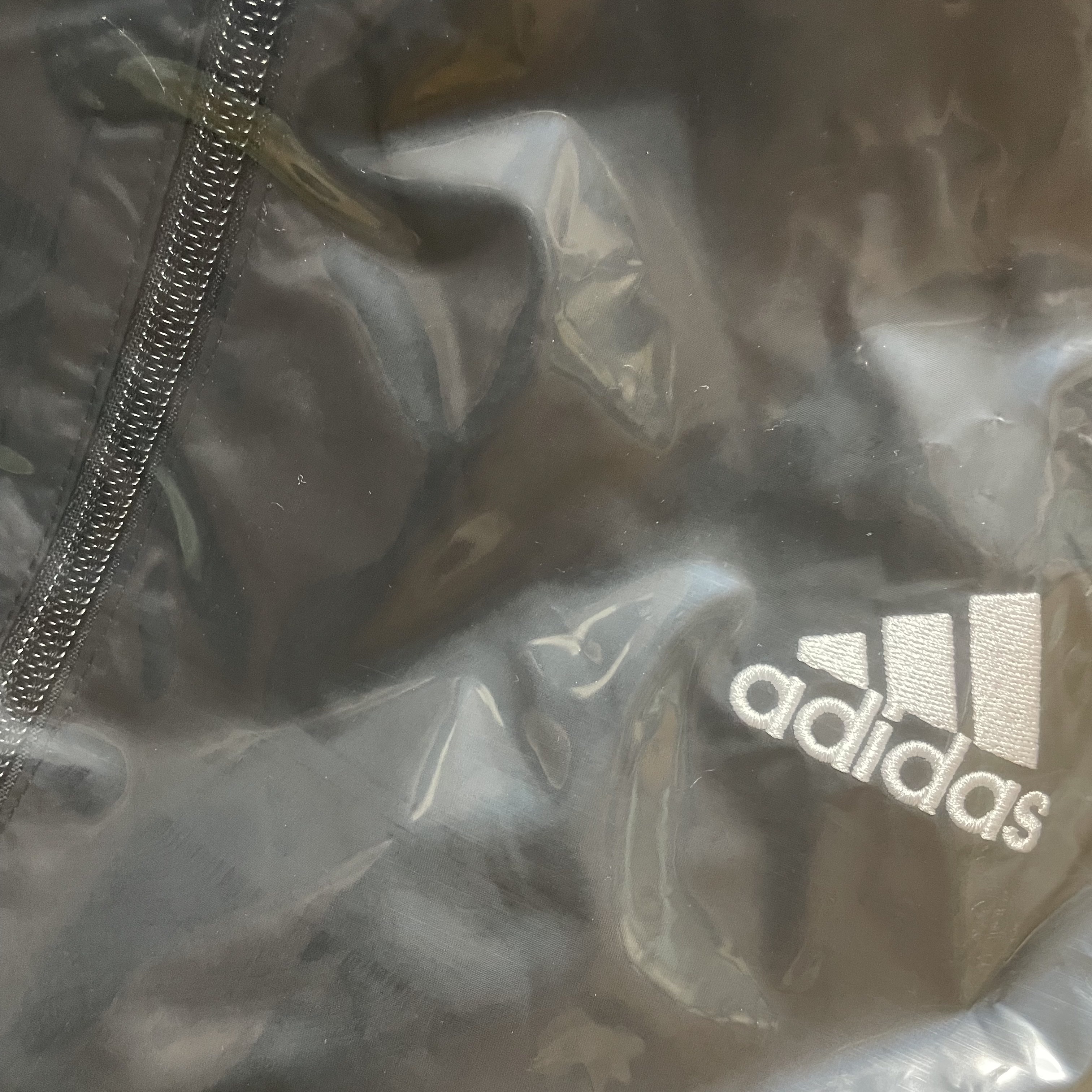 Adidas Essential 3S Woven Windbreaker Jacket Black - KR Sizing 착용 스타일 - 2