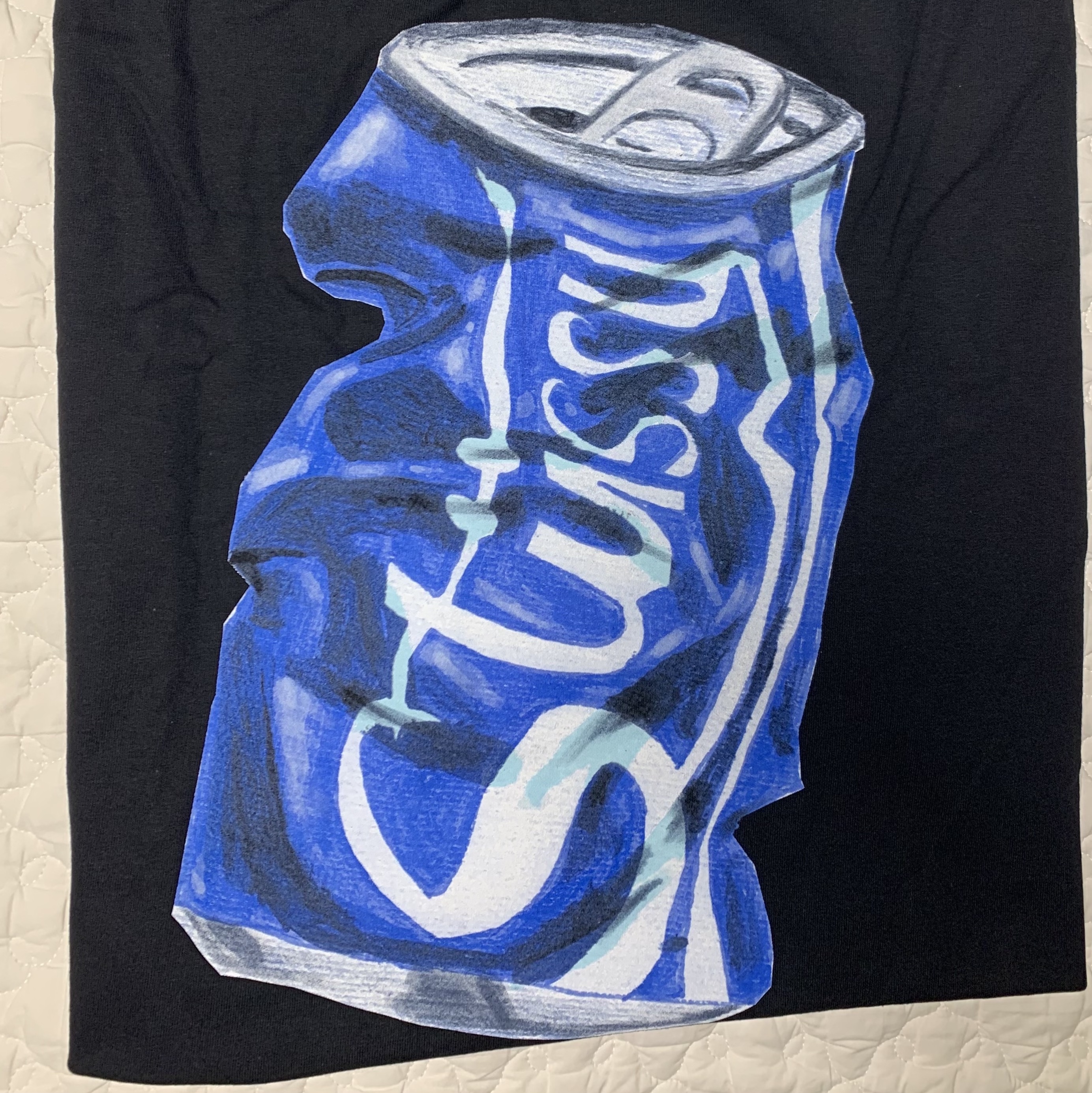 Stussy Soda Can T-Shirt Black 착용 스타일