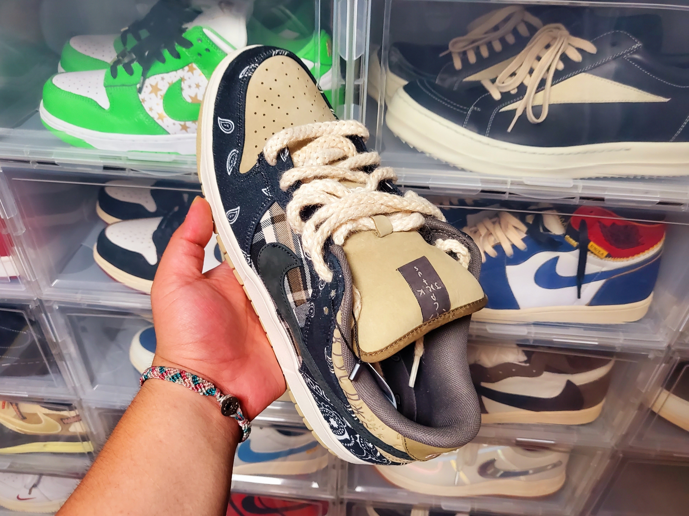 Nike x Travis Scott SB Dunk Low 착용 스타일 - 4