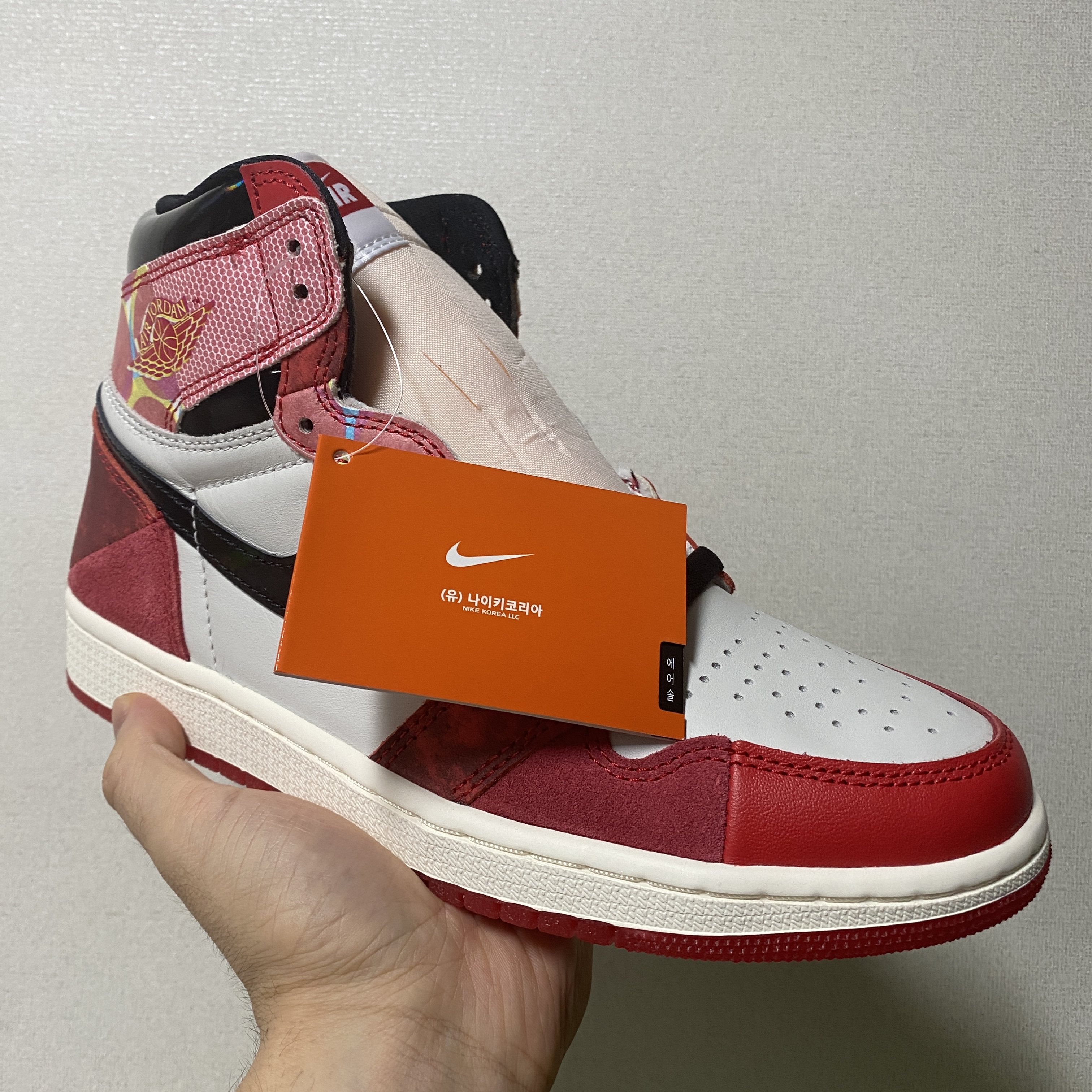 Jordan 1 Retro High Spider-Man Next Chapter 착용 스타일