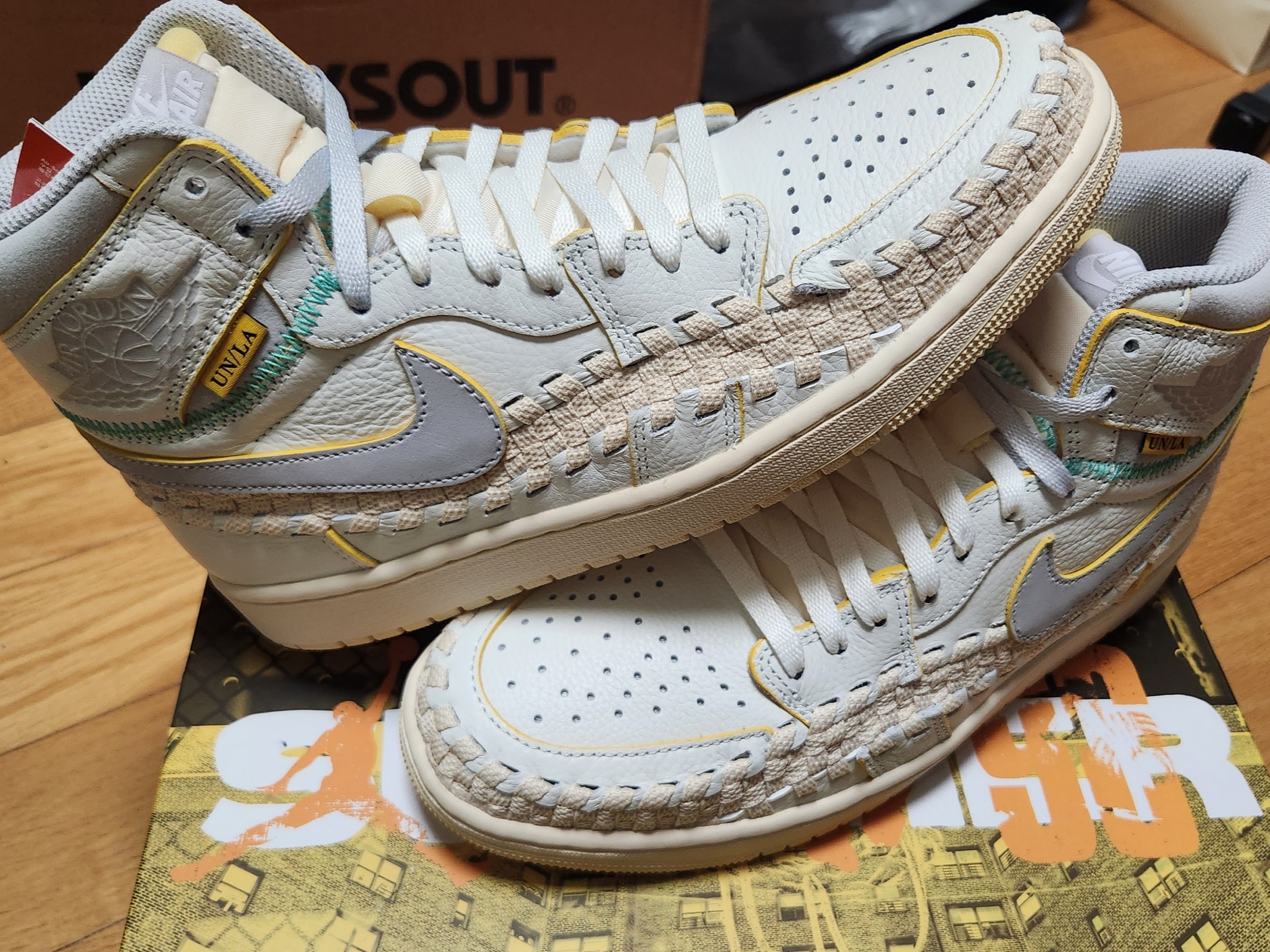 Jordan 1 x Bephies Beauty Supply x Union Retro High OG SP Summer '96 착용 스타일