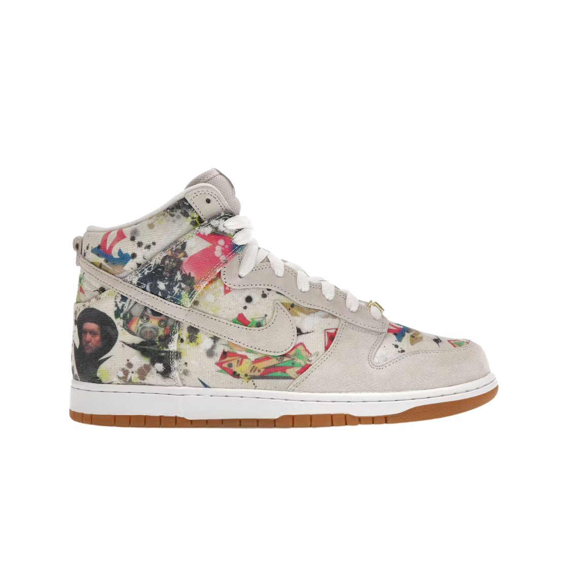 나이키 x 슈프림 SB 덩크 하이 QS 라멜지 화이트(Nike x Supreme SB Dunk High QS Rammellzee White)