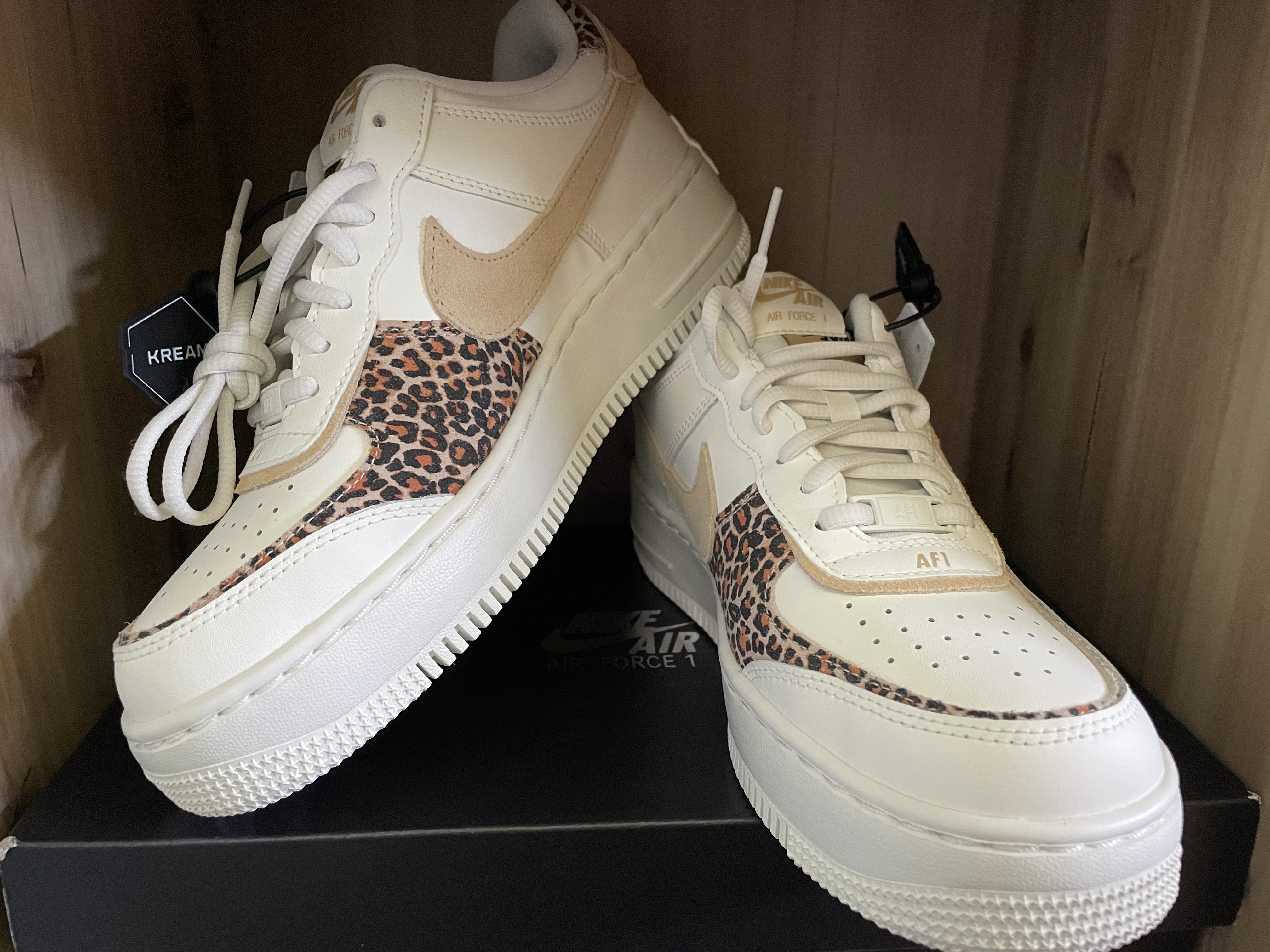 (W) Nike Air Force 1 Shadow Sail Sesame 착용 스타일 - 2