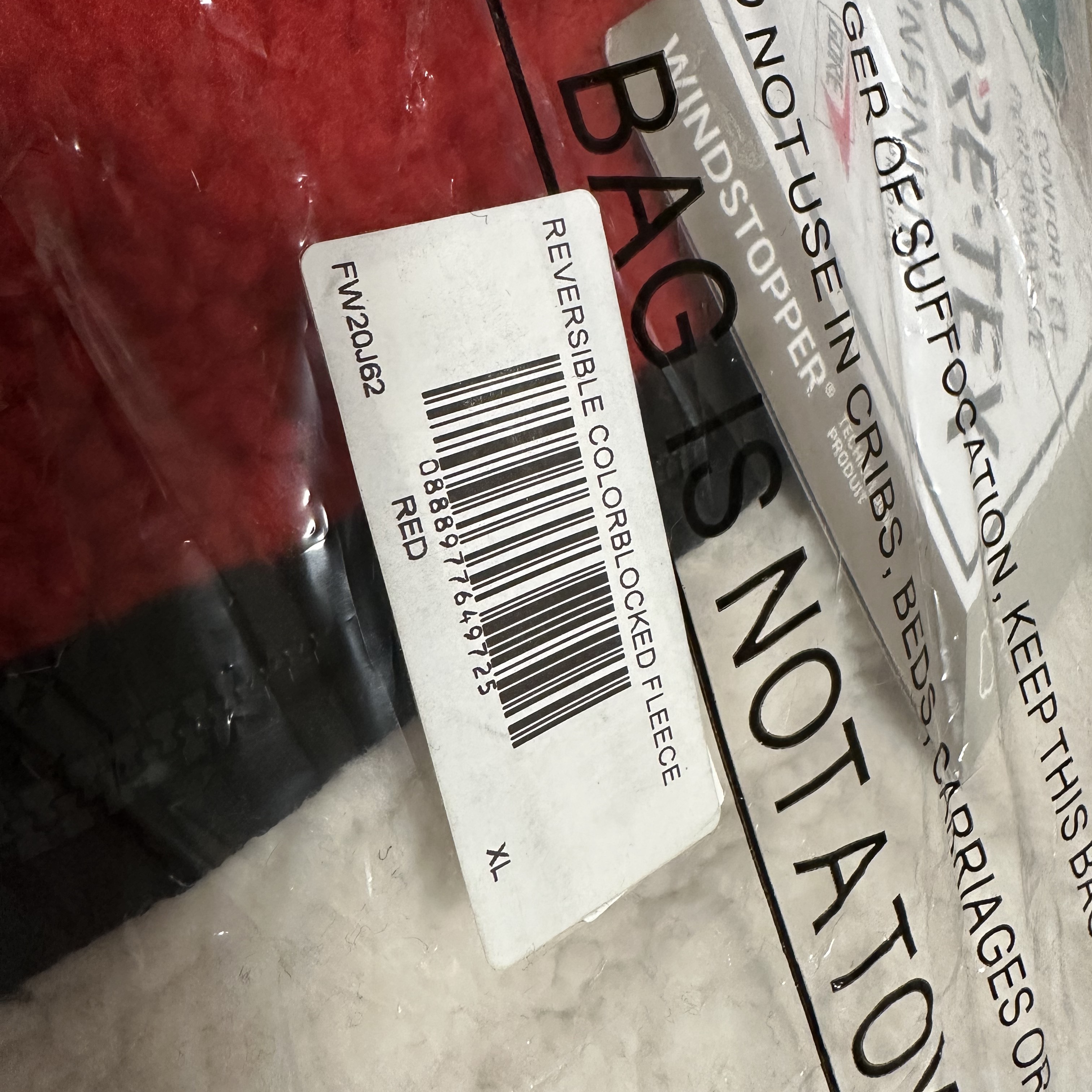 Supreme Reversible Colorblocked Fleece Jacket Red - 20FW 착용 스타일 - 3