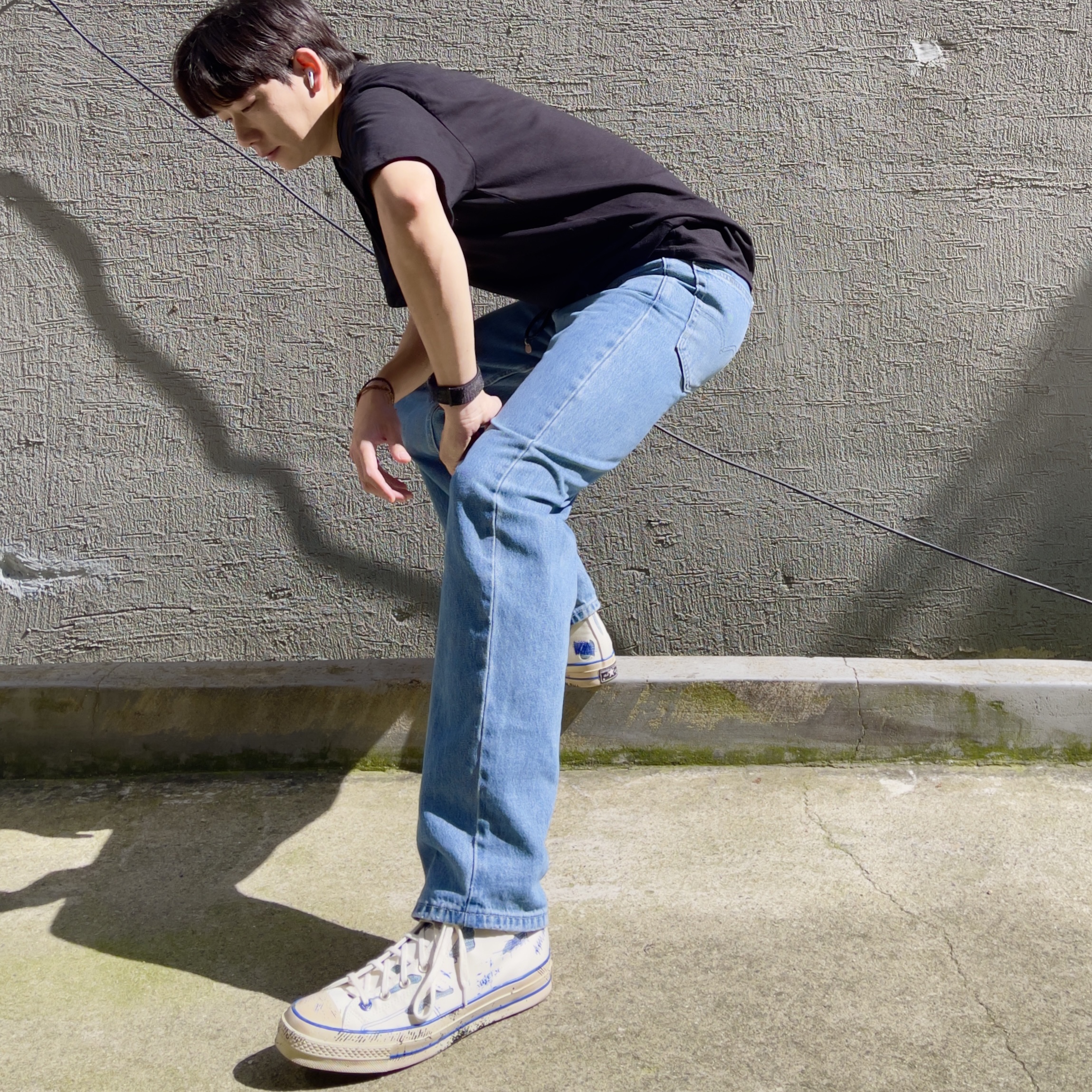 Converse x Ader Error Chuck 70 High White 착용 스타일 - 1