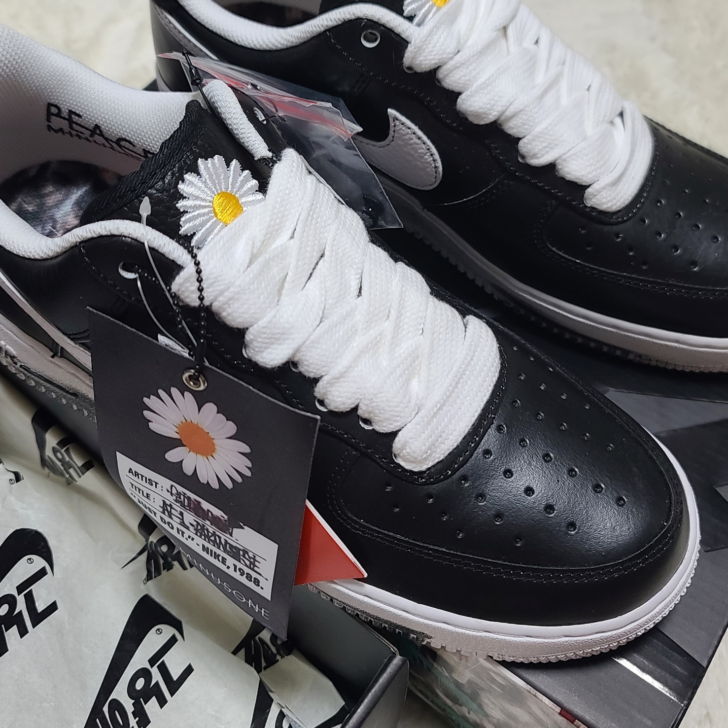 Nike x Peaceminusone Air Force 1 Low Para-Noise 착용 스타일 - 1