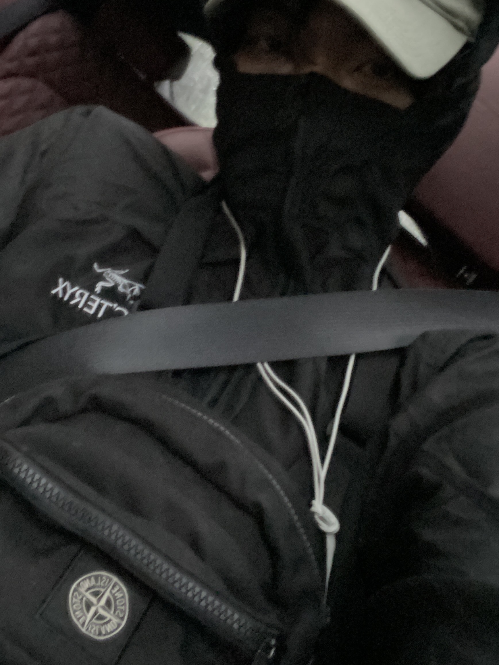 Arc'teryx Squamish Hoody Black 착용 스타일 - 2