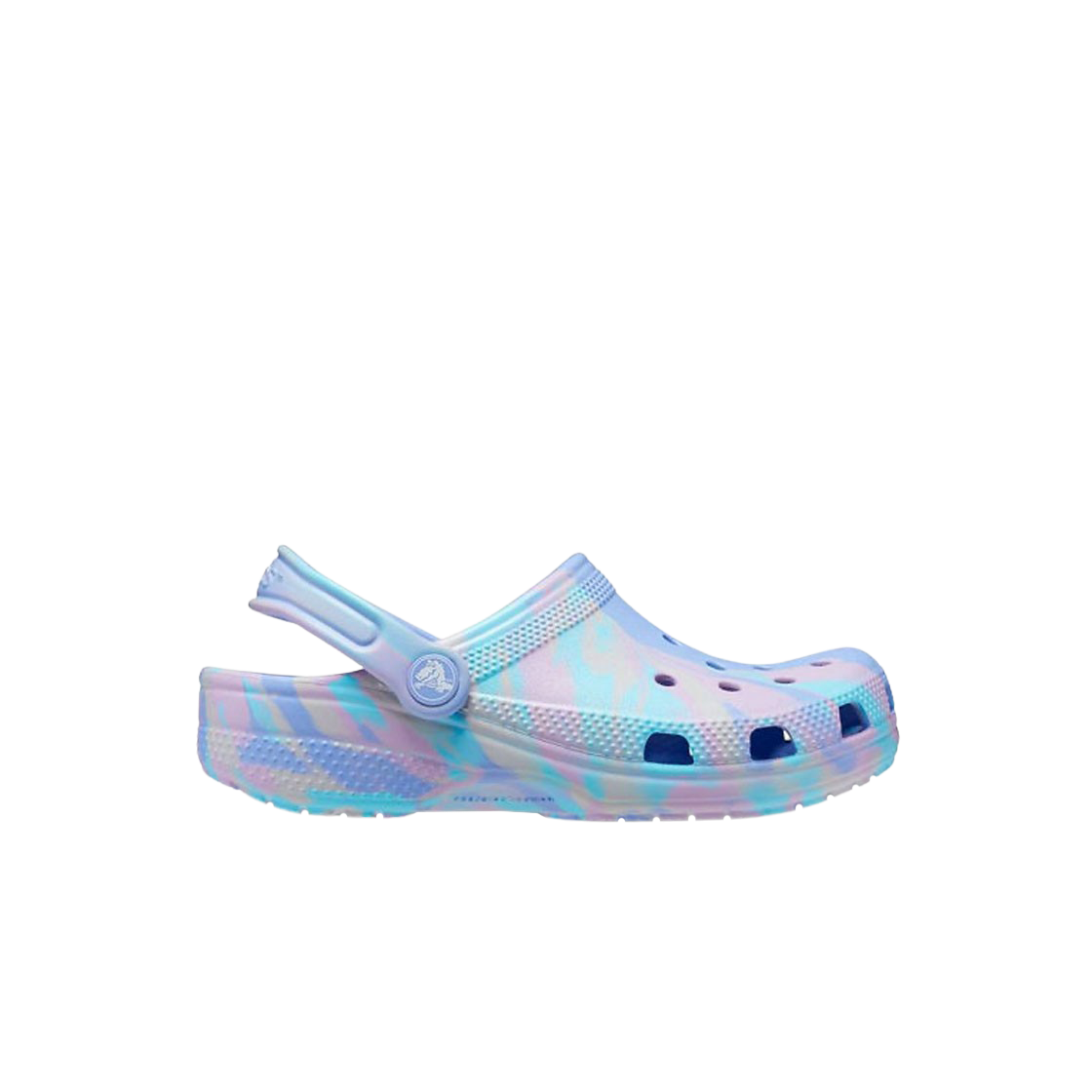 (Kids) Crocs Classic Marbled Clog Moon Jelly Multi 상세 이미지 1