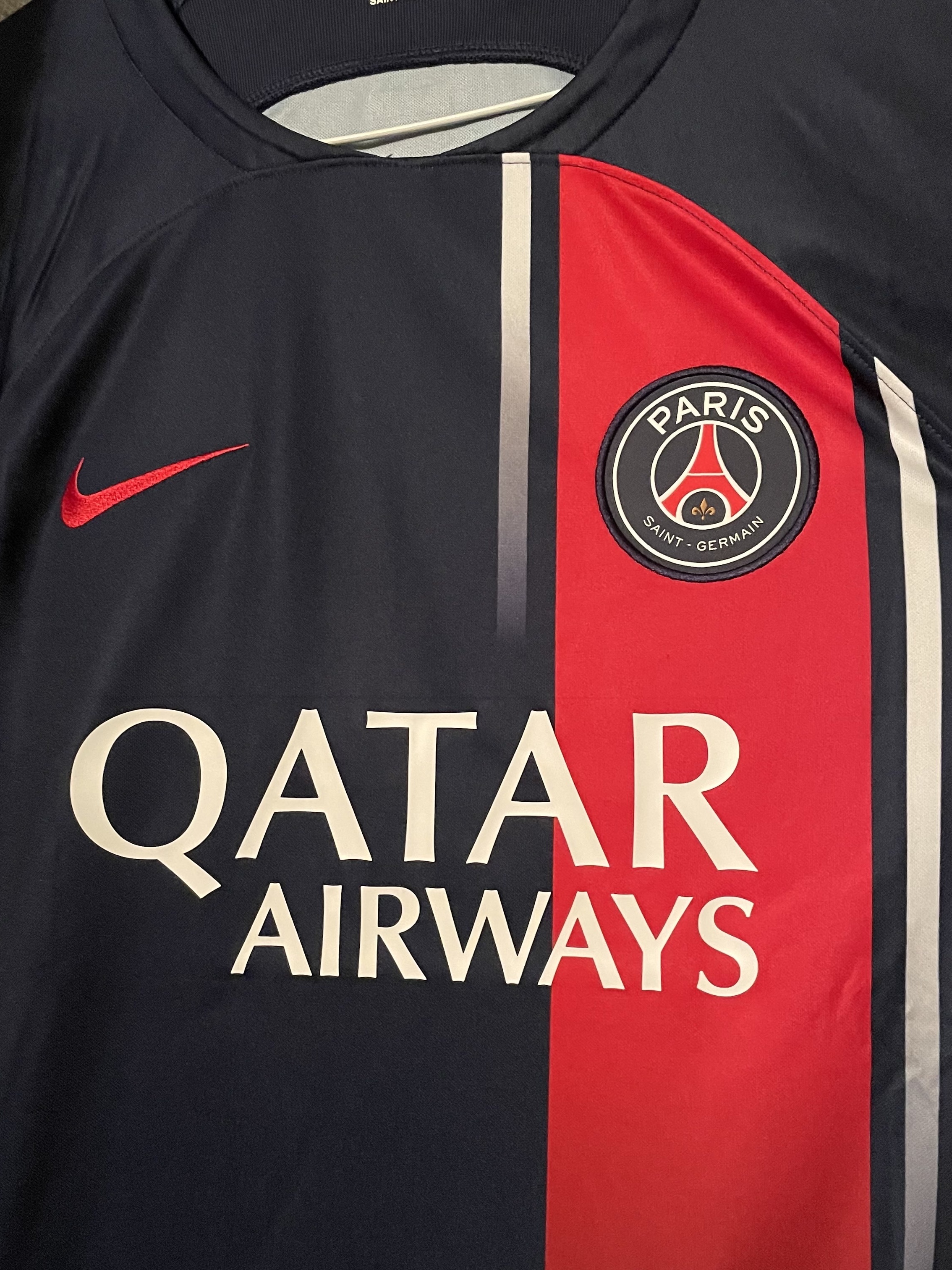 Nike Paris Saint-Germain 2023/24 Dri-Fit Stadium Home Jersey Midnight Navy (Non Marking Ver.) 착용 스타일