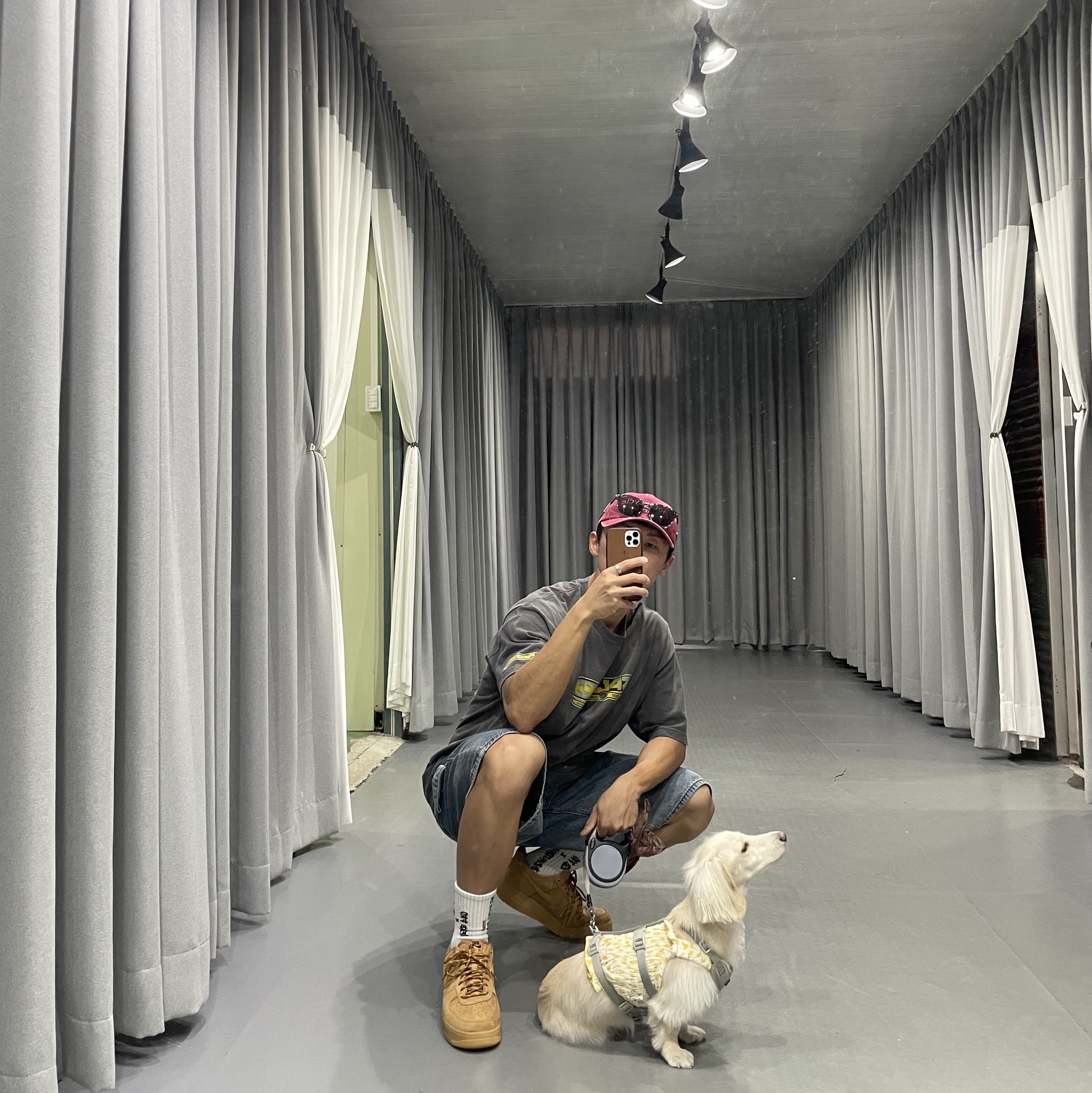 Nike Air Force 1 '07 WB Flax 착용 스타일