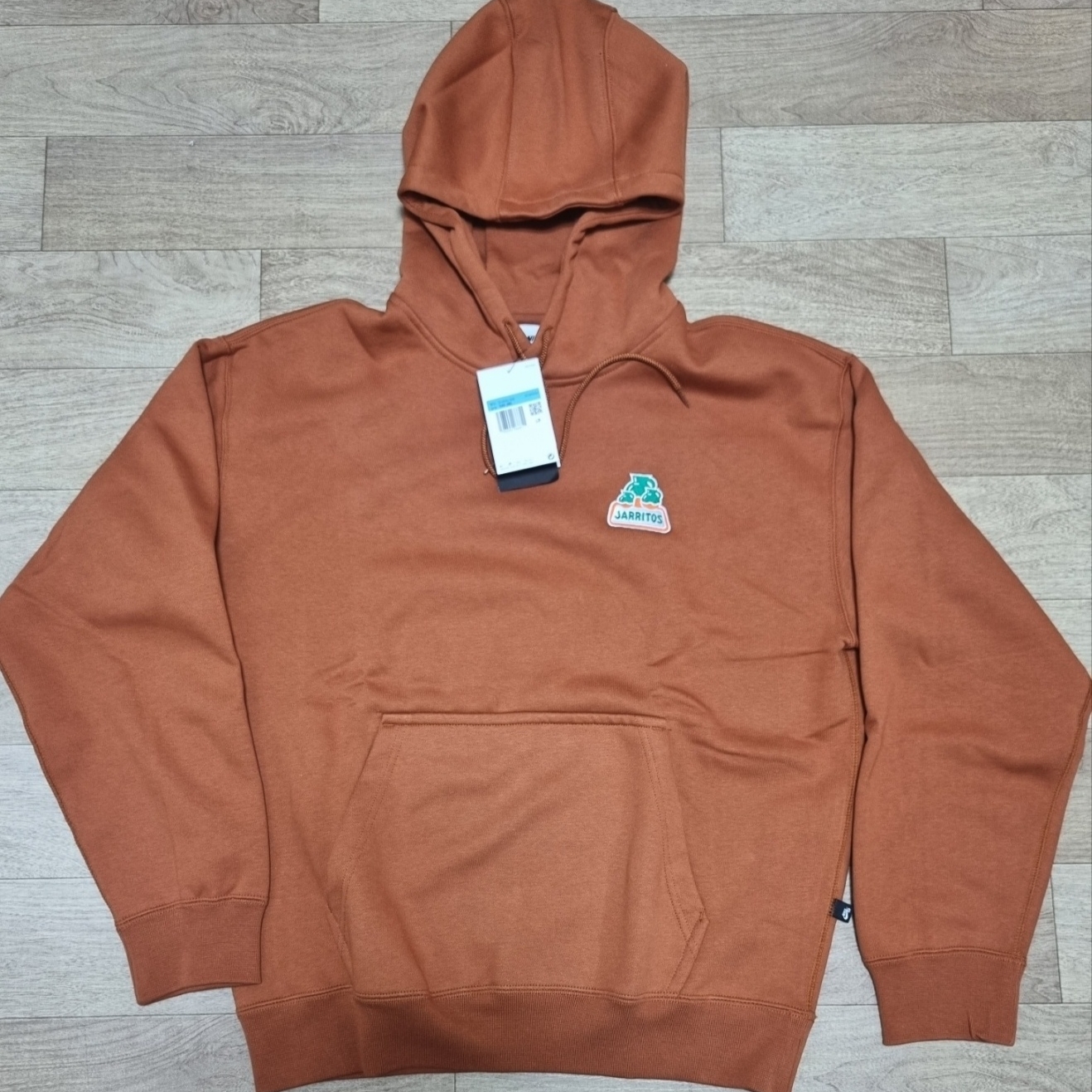 Nike x Jarritos SB Fleece Hoodie Dark Russet - Asia 착용 스타일