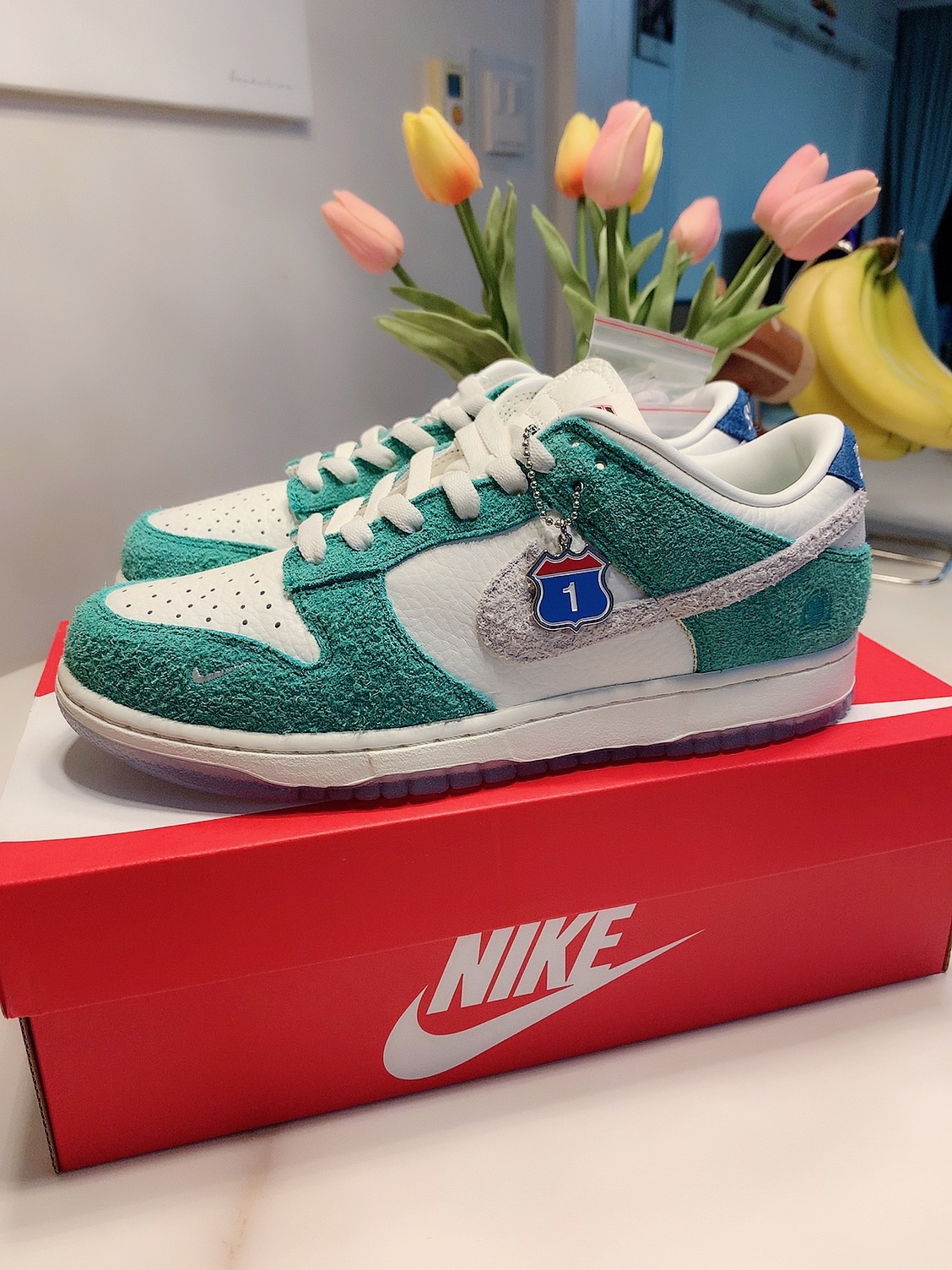 Nike x Kasina Dunk Low Road Sign - Kasina Exclusive 착용 스타일