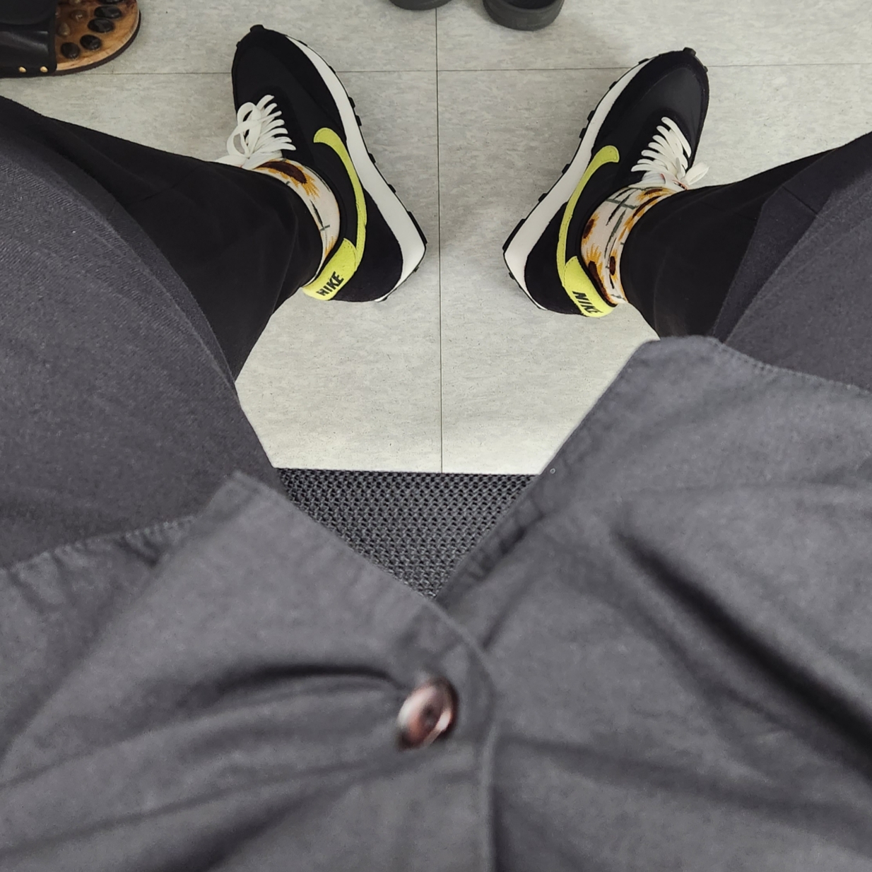 Nike Daybreak SP Black Limelight 착용 스타일
