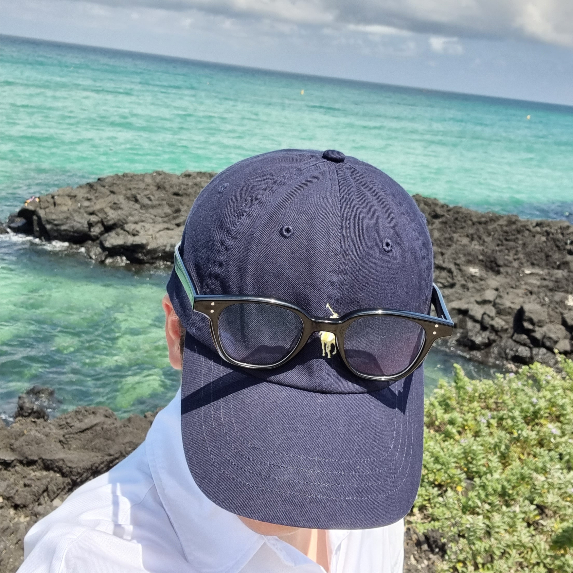 [30% 적립] Polo Ralph Lauren Cotton Chino Ball Cap Newport Navy 착용 스타일