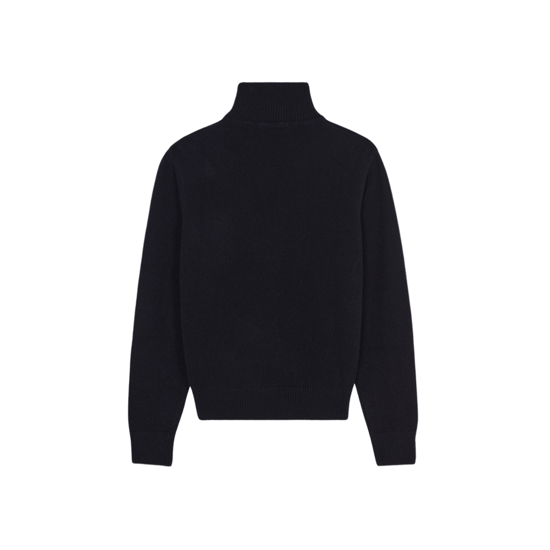 (W) Maison Kitsune Baby Fox Patch Boxy Turtleneck Navy 상세 이미지 2