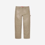 Supreme Leather Double Knee Painter Pant Tan - 23FW