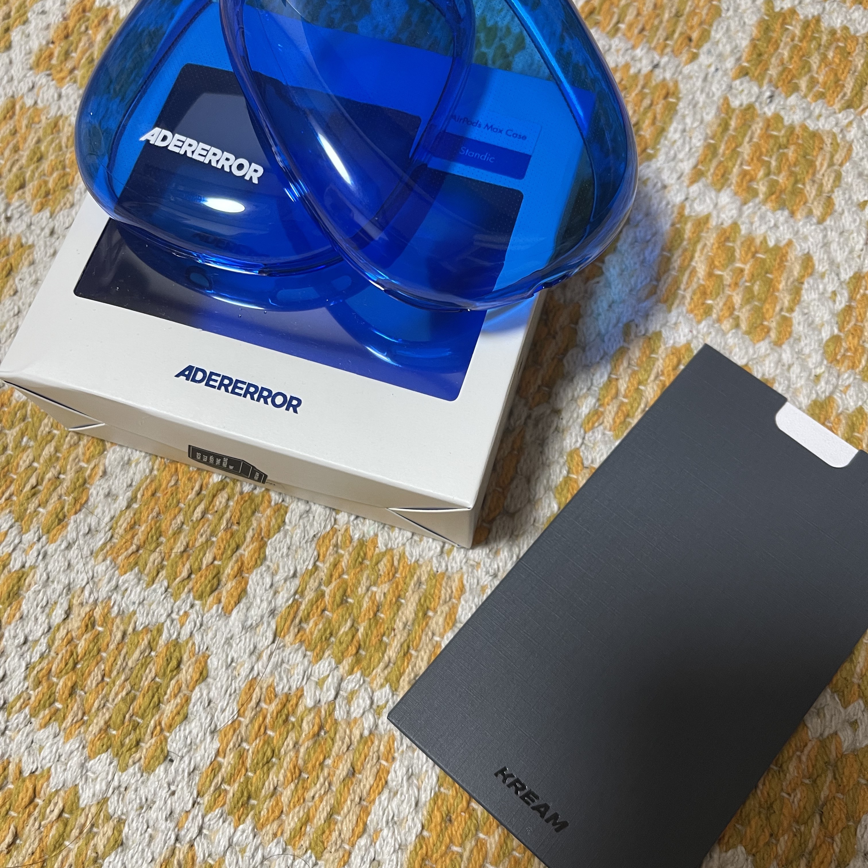 Ader Error Standic AirPods Max Case Z-Blue, Apple AirPods Max Lightning Space Gray (Korean Ver.) 착용 스타일 - 2