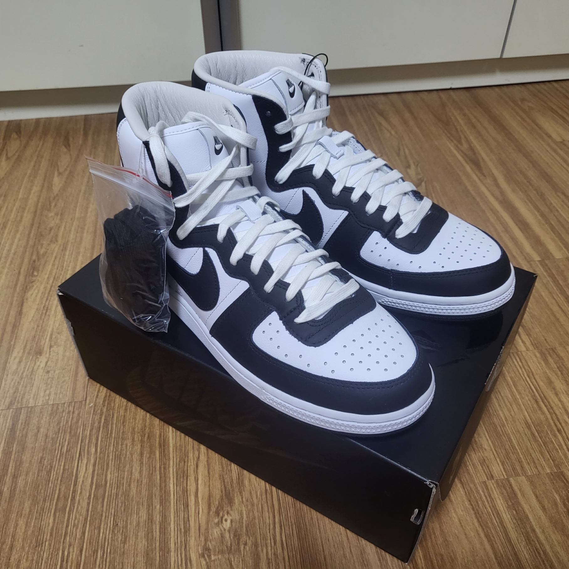 Nike x Comme des Garcons Homme Plus Terminator High Black 착용 스타일