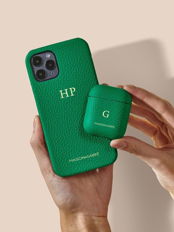 [KREAM 단독] Maison de Sabre iphone Case 14 Emerald Green, [KREAM 단독] Maison de Sabre iphone Case 14 Pro Emerald Green 착용 스타일 - 3