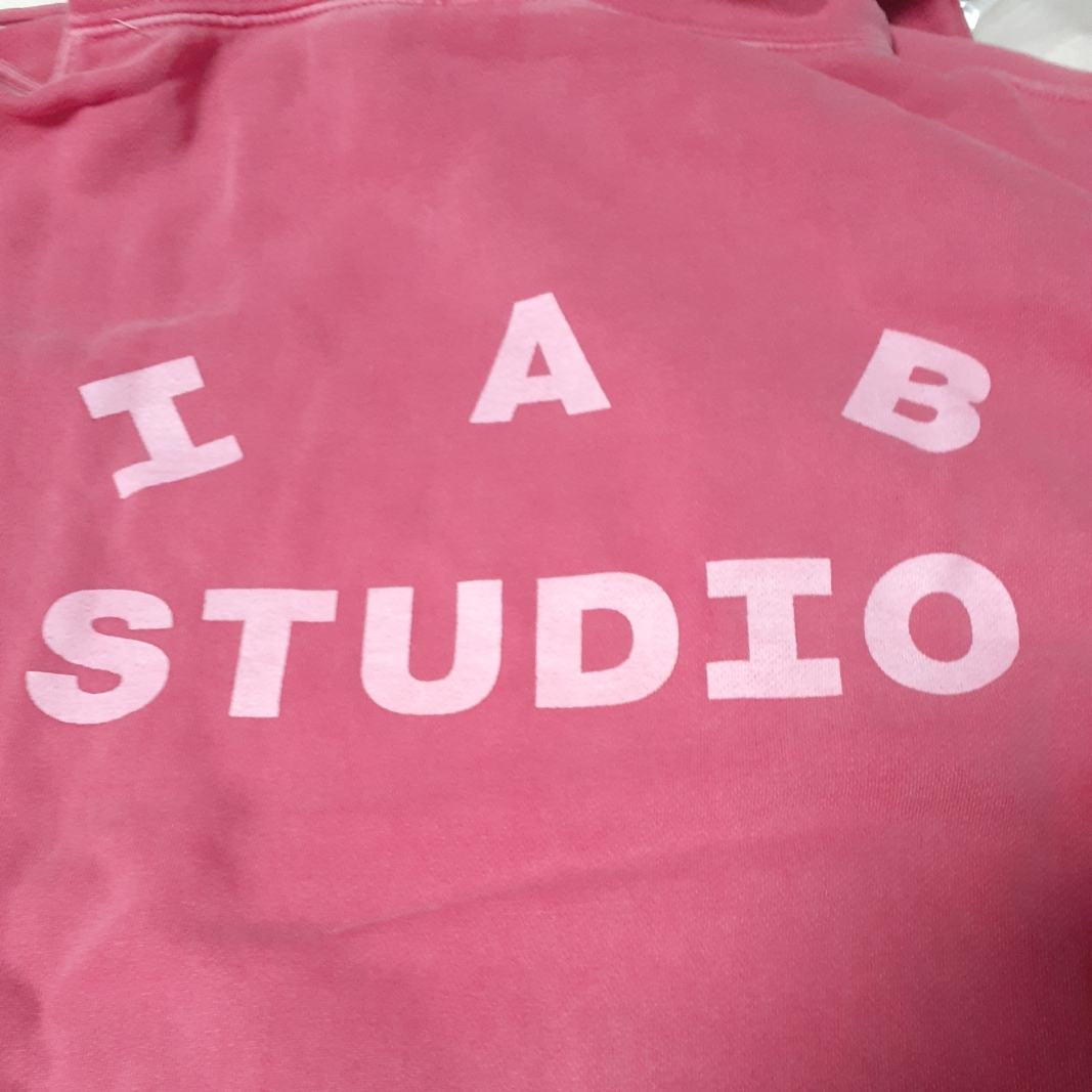 IAB Studio Pigment Hoodie & Sack Coral, IAB Studio Pigment Hoodie Coral 착용 스타일 - 2