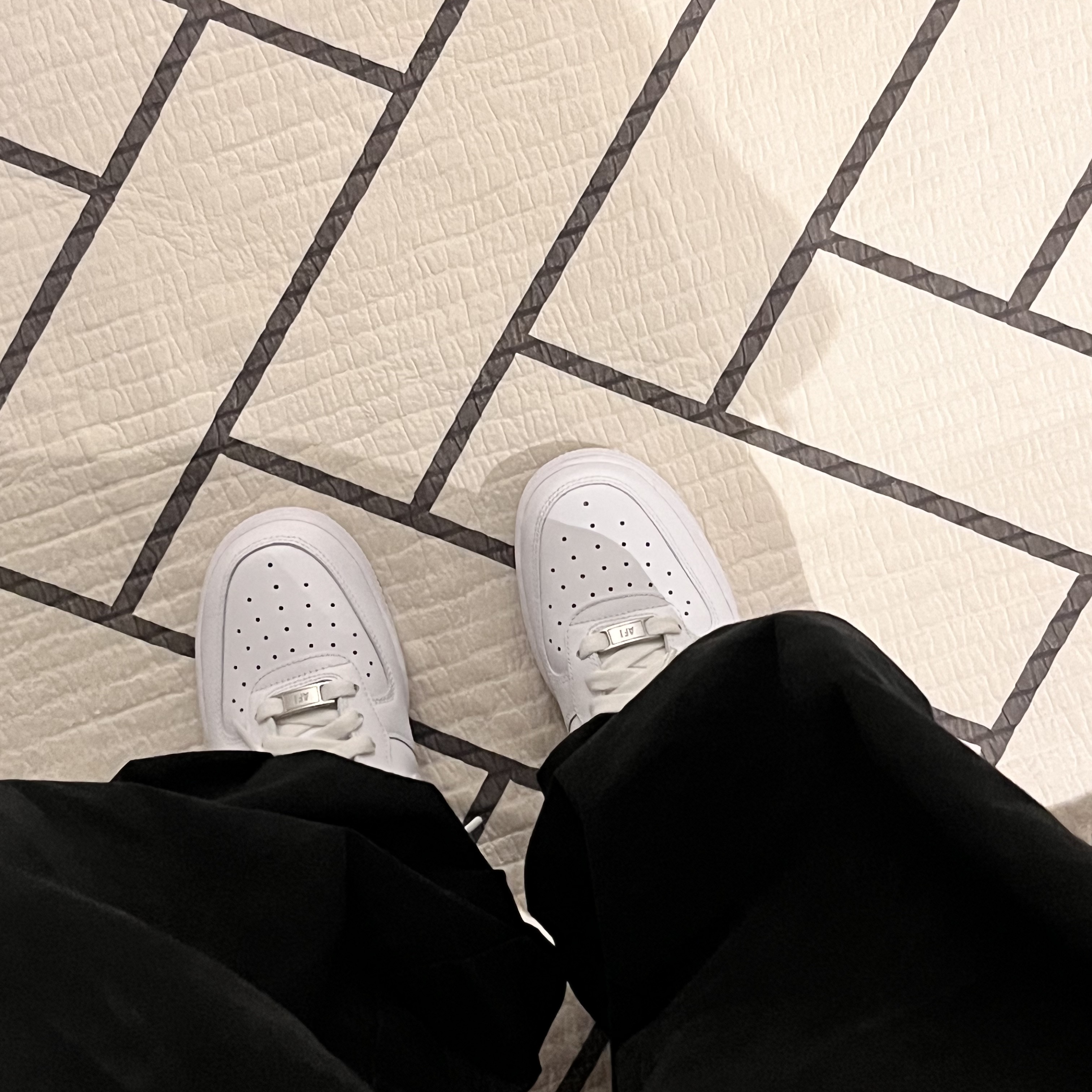 (W) Nike Air Force 1 '07 Low White 착용 스타일