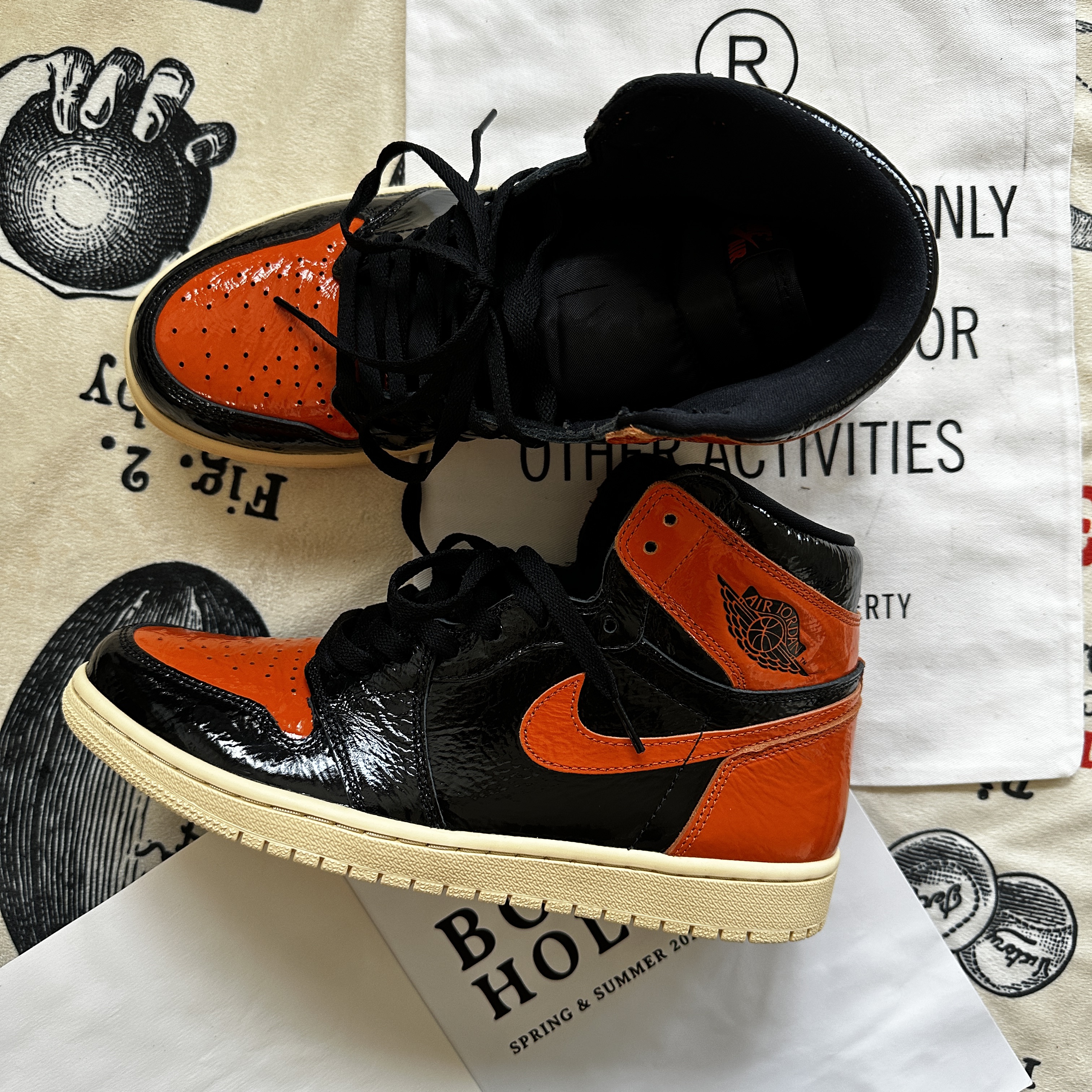 Jordan 1 Retro High Shattered Backboard 3.0 착용 스타일 - 4