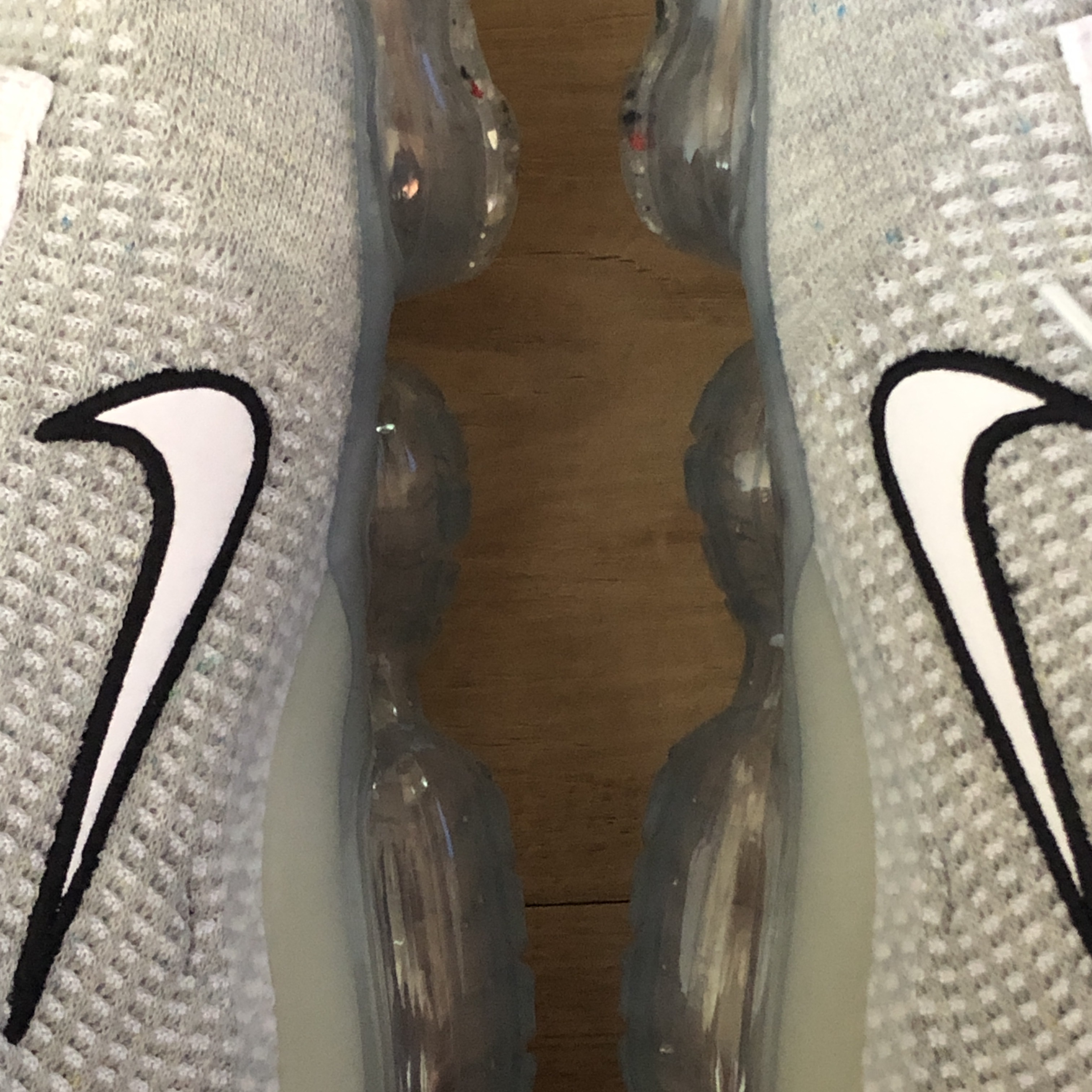 Nike Air VaporMax 2021 Flyknit White 착용 스타일
