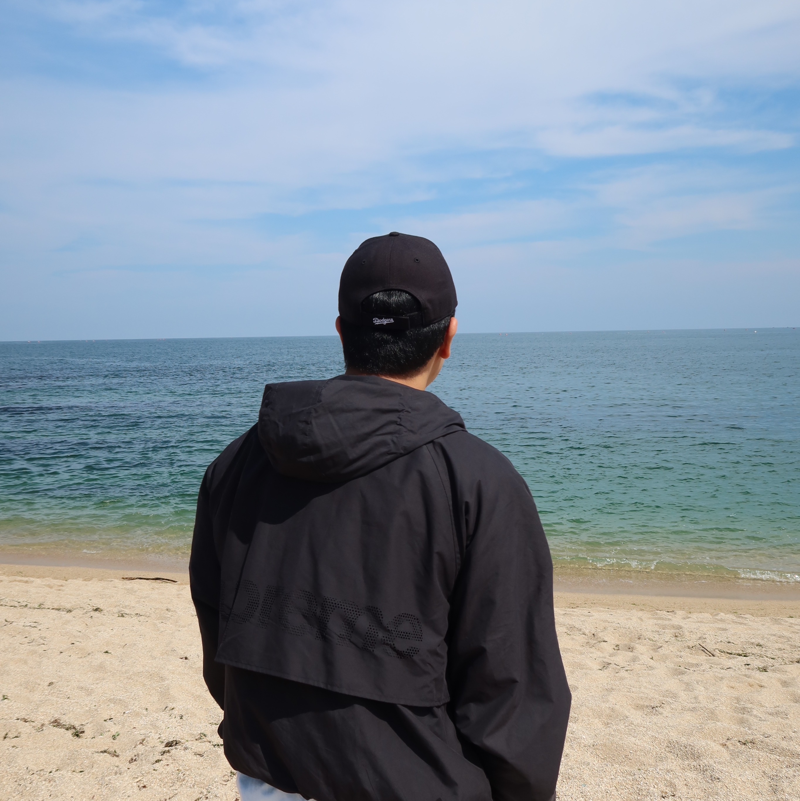 Supreme Lightweight Nylon Hooded Jacket Black - 23SS 착용 스타일 - 2
